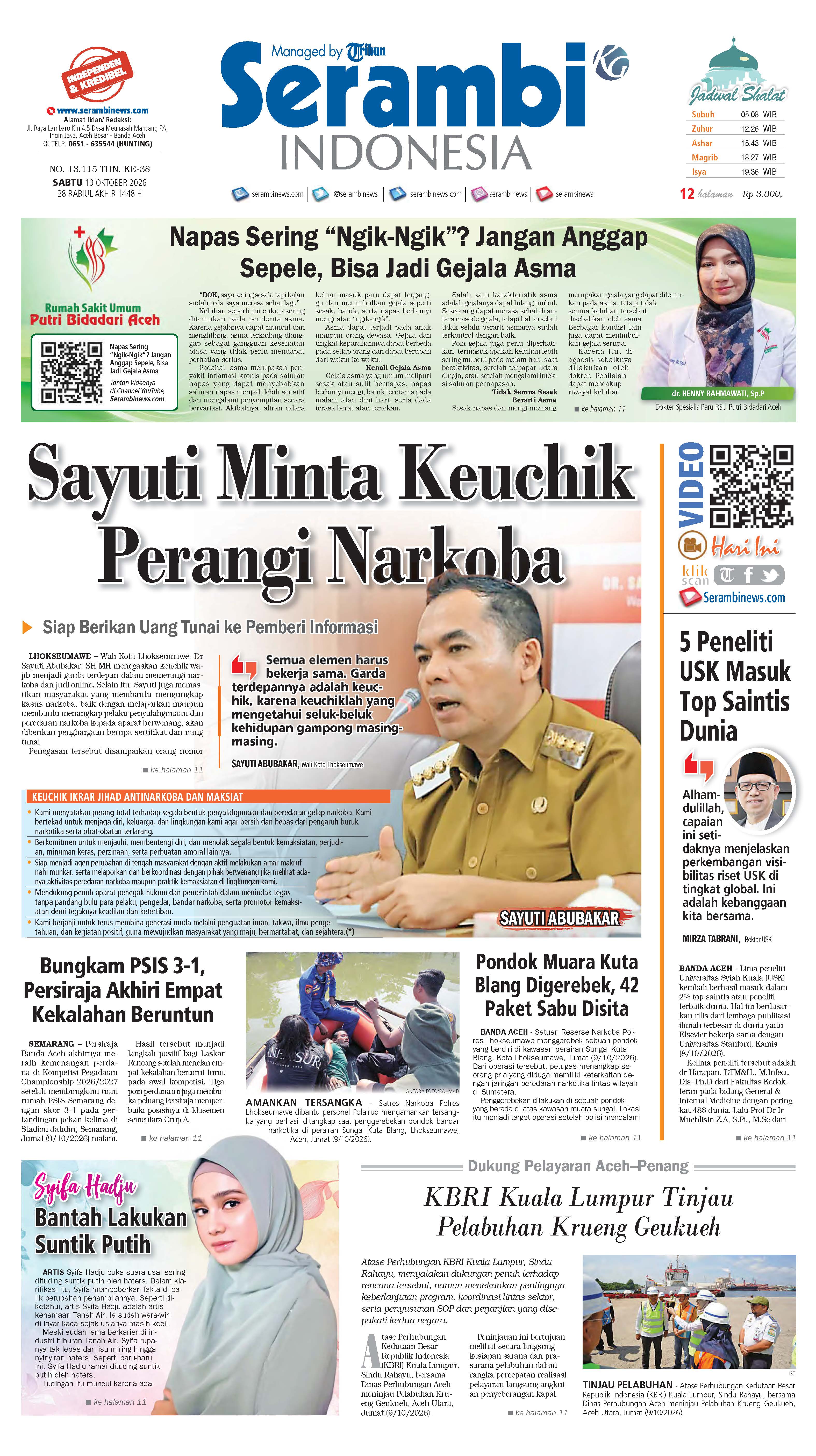 Sampul Serambi Indonesia
