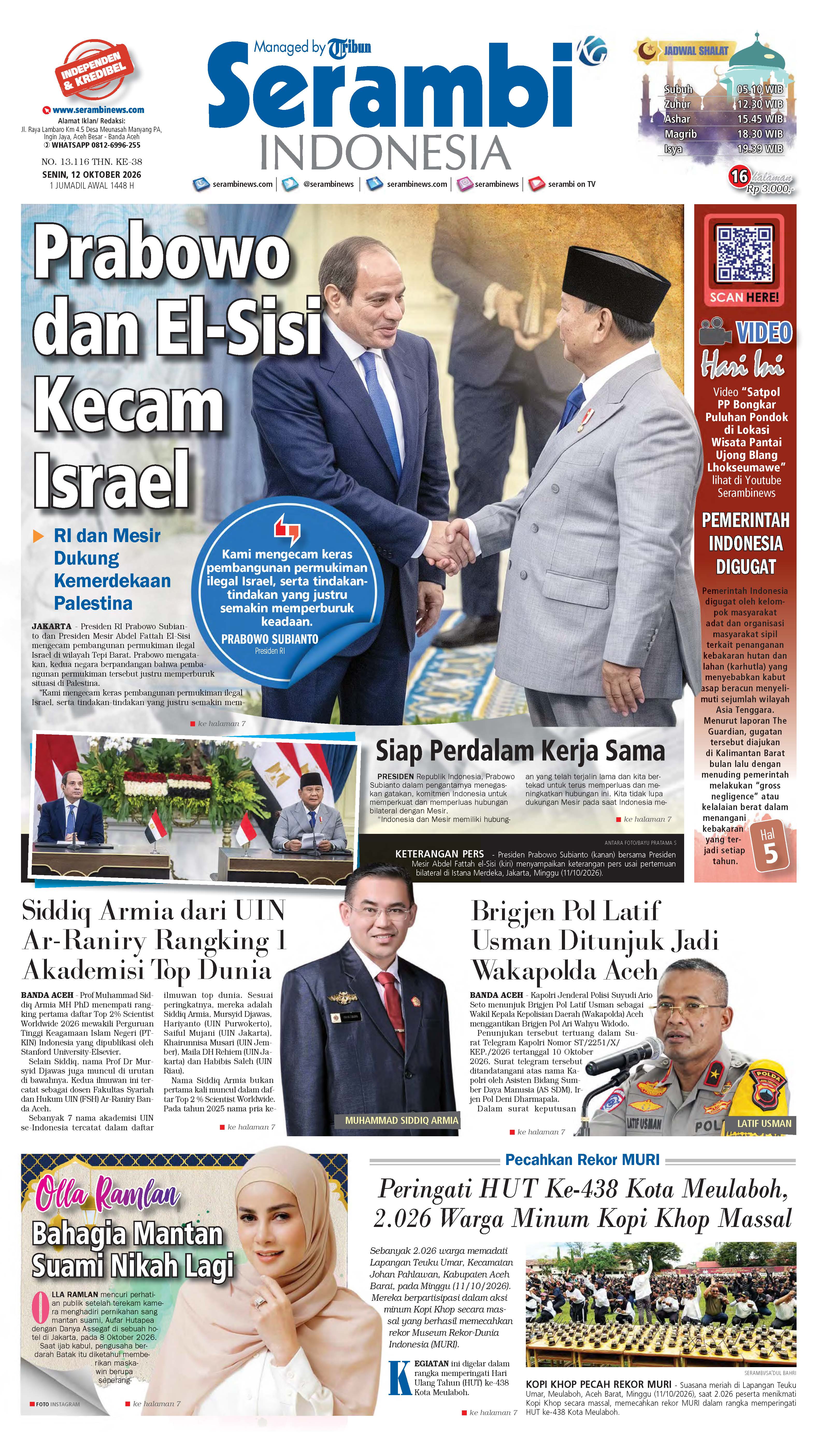 Sampul Serambi Indonesia