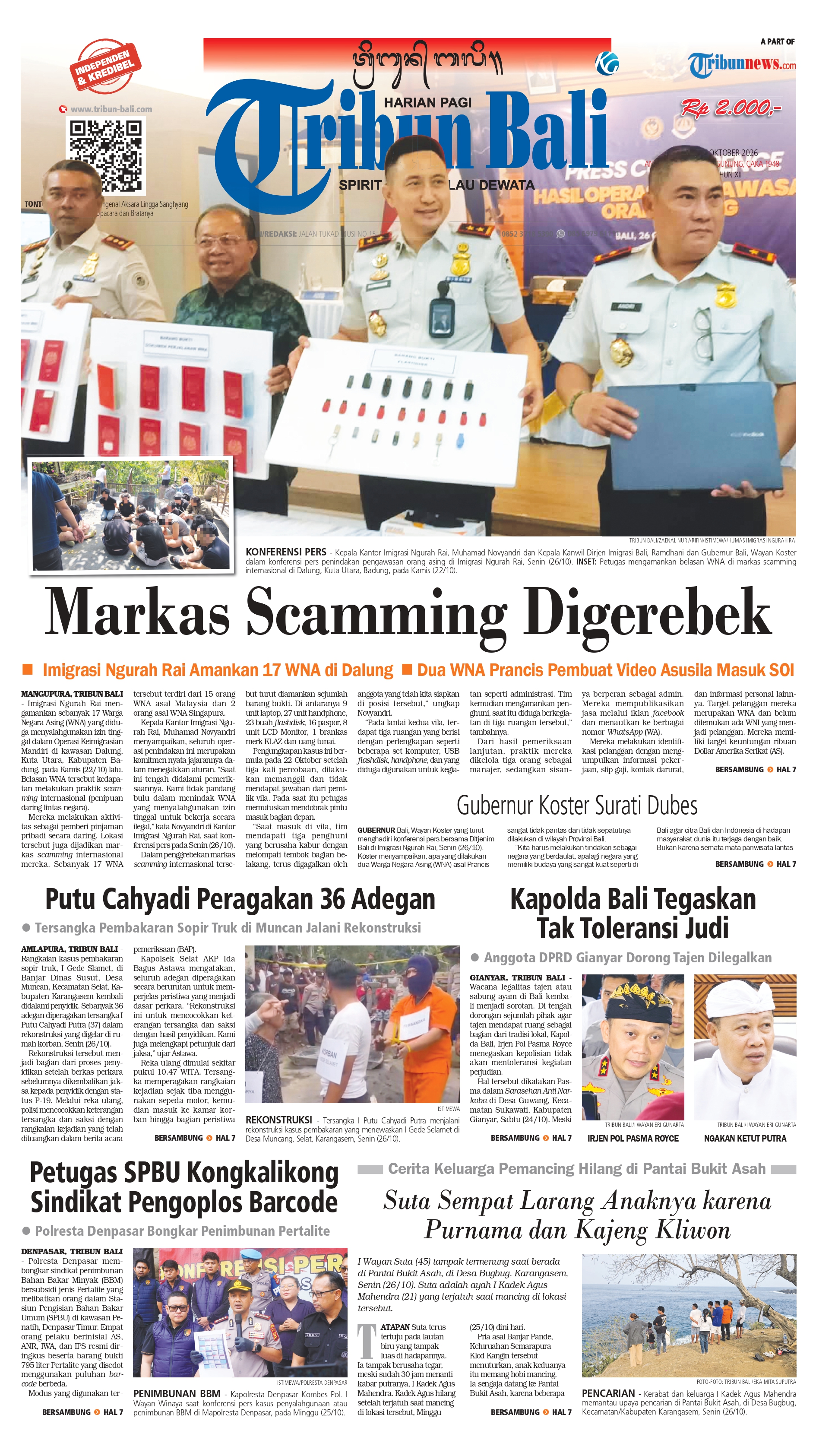 Cover TRIBUNBALI