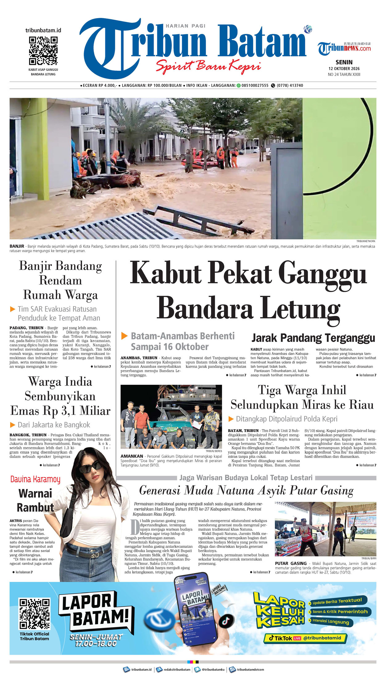 Sampul Tribun Batam