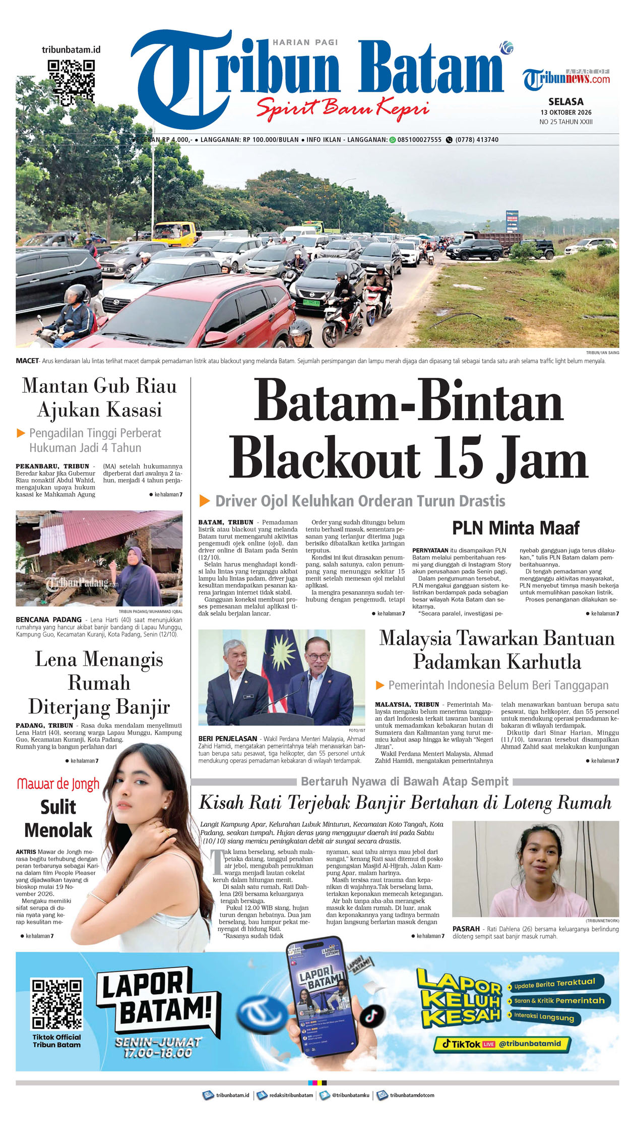 Sampul Tribun Batam