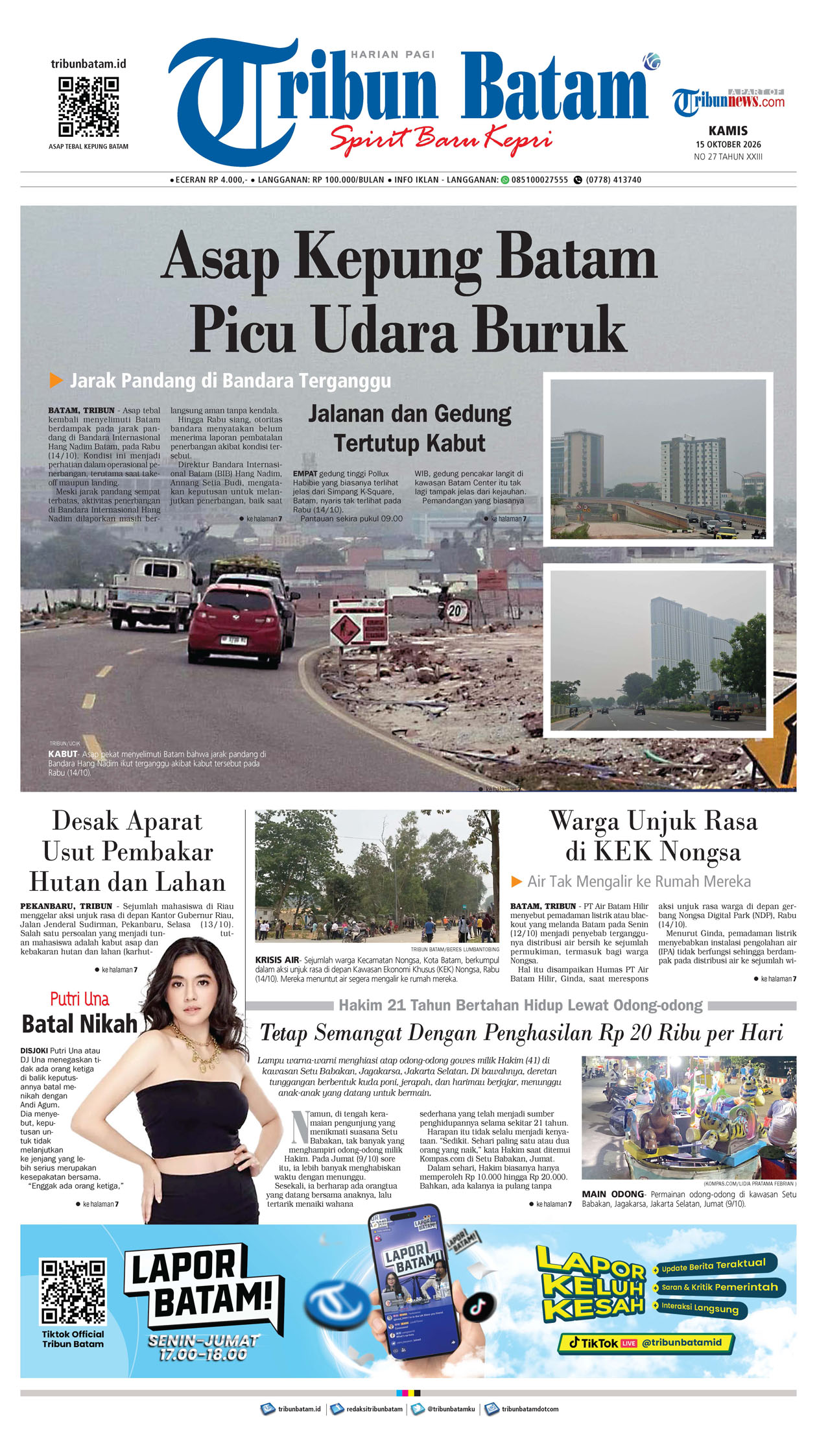 Sampul Tribun Batam