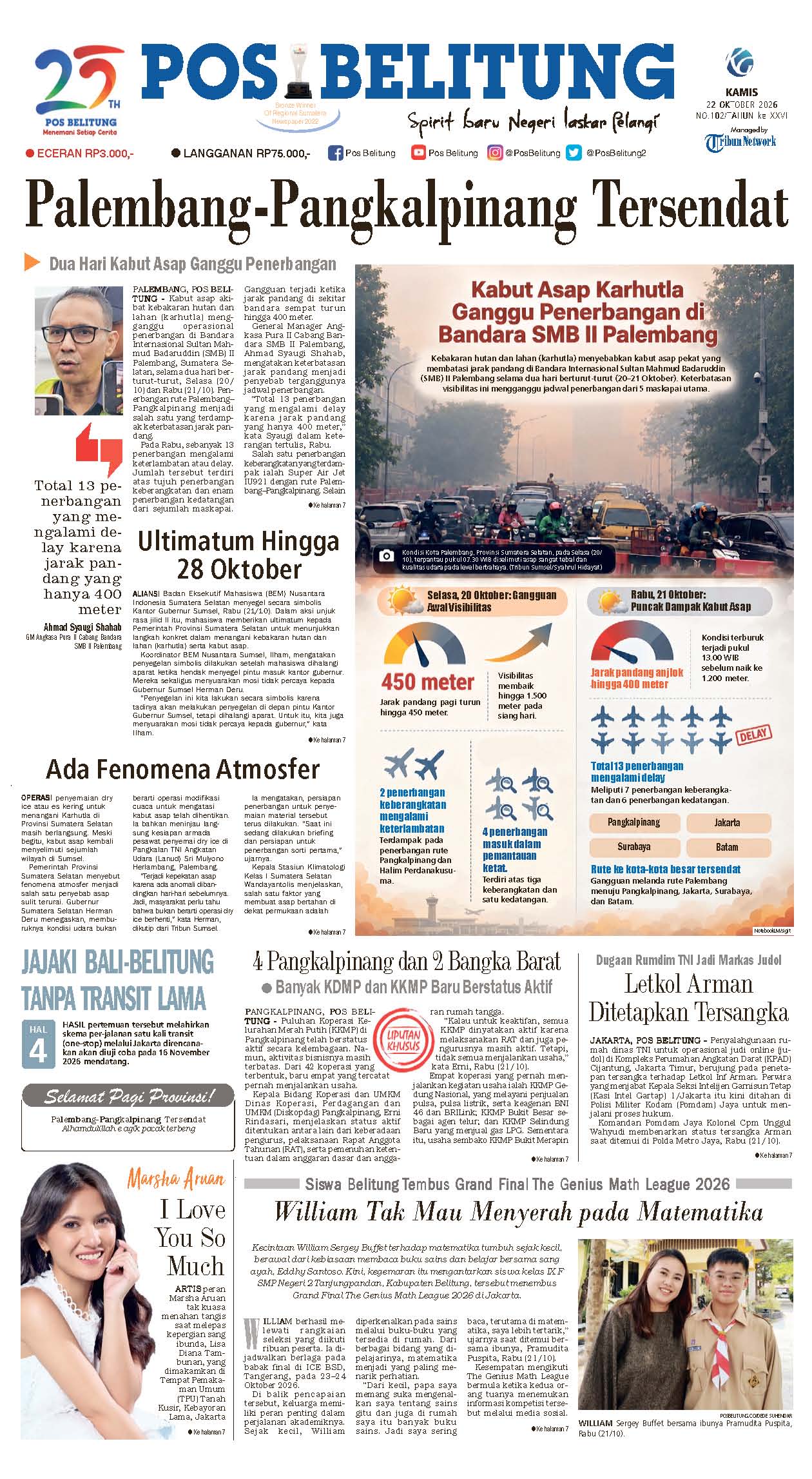 Cover POSBELITUNG