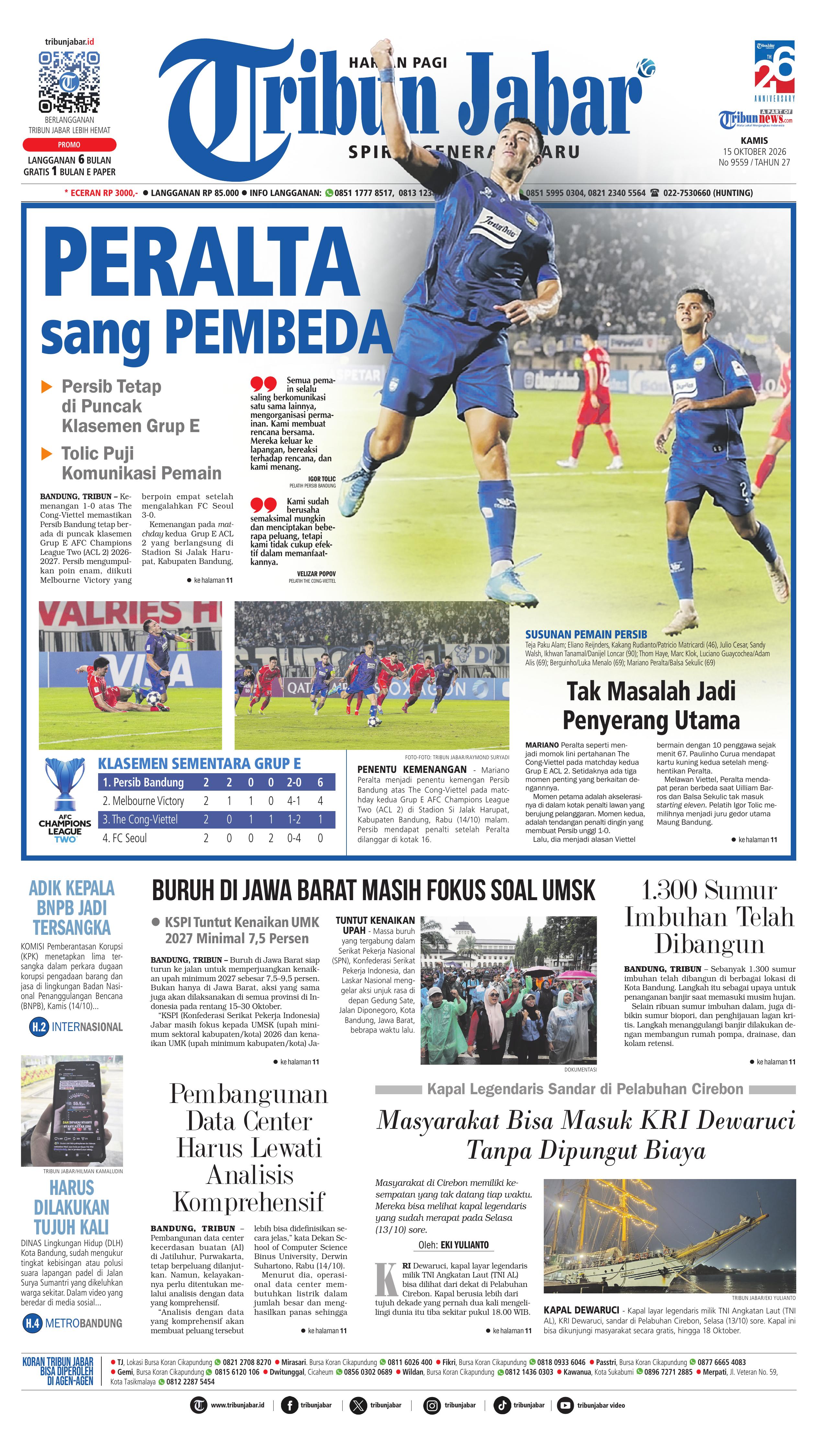 Sampul Tribun Jabar