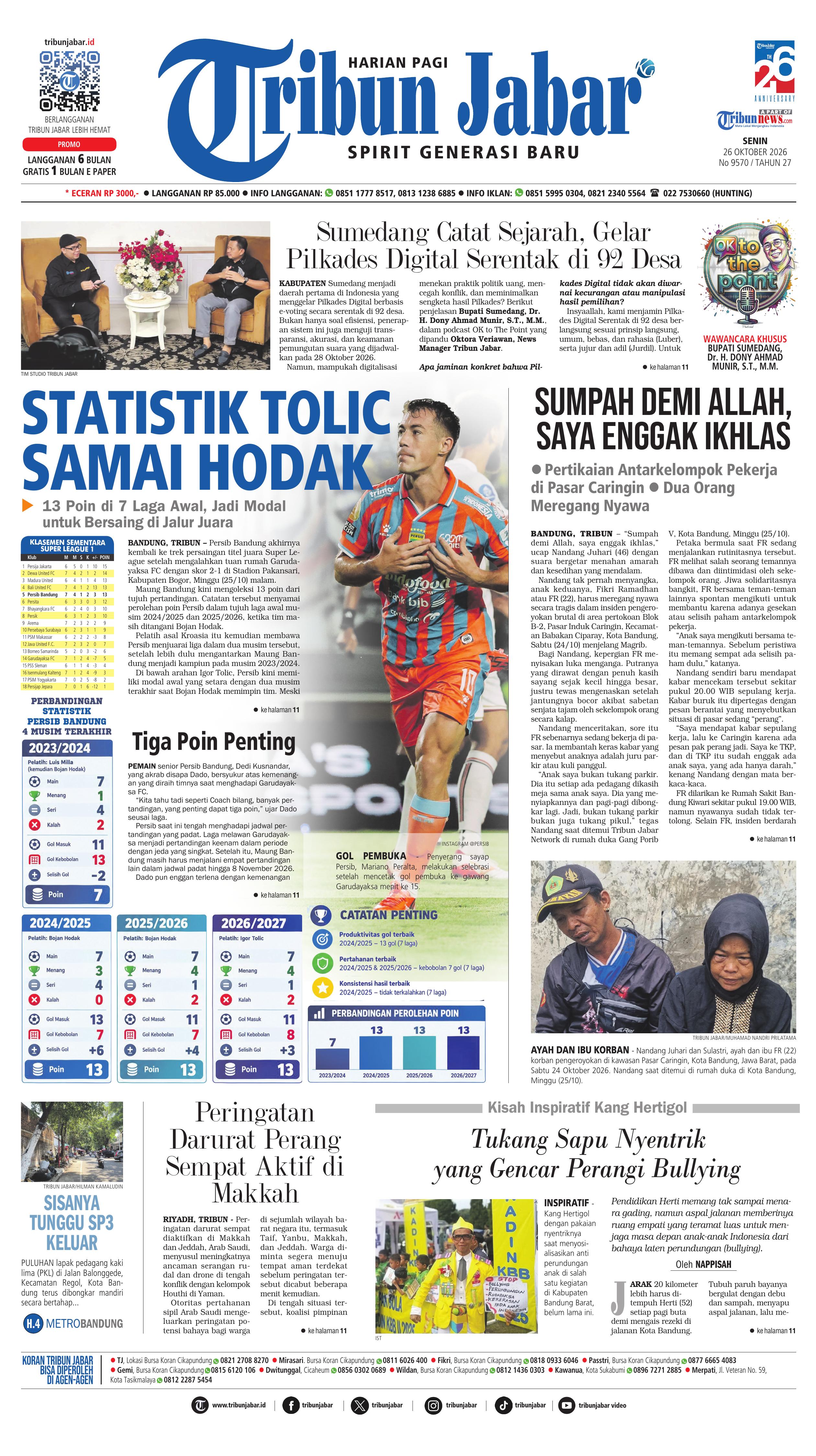 Cover TRIBUNJABAR