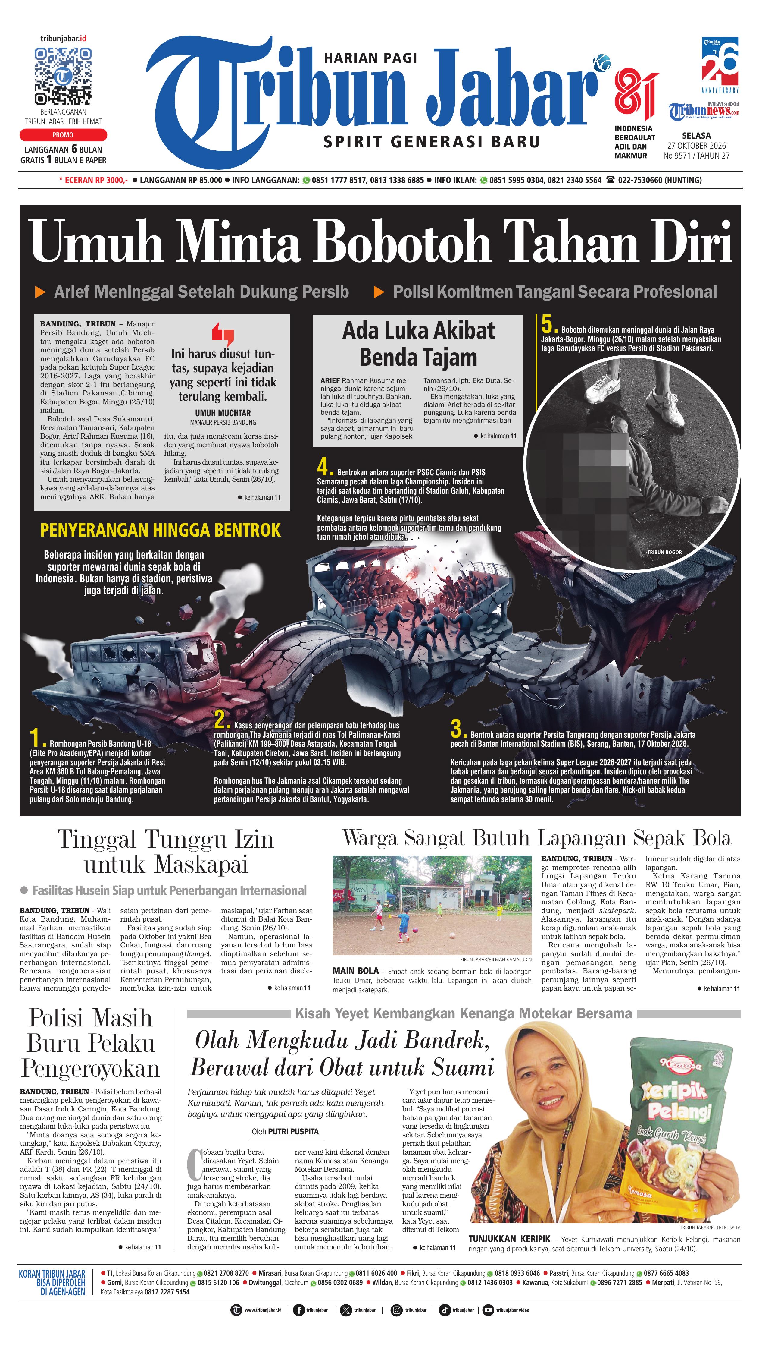 Cover TRIBUNJABAR