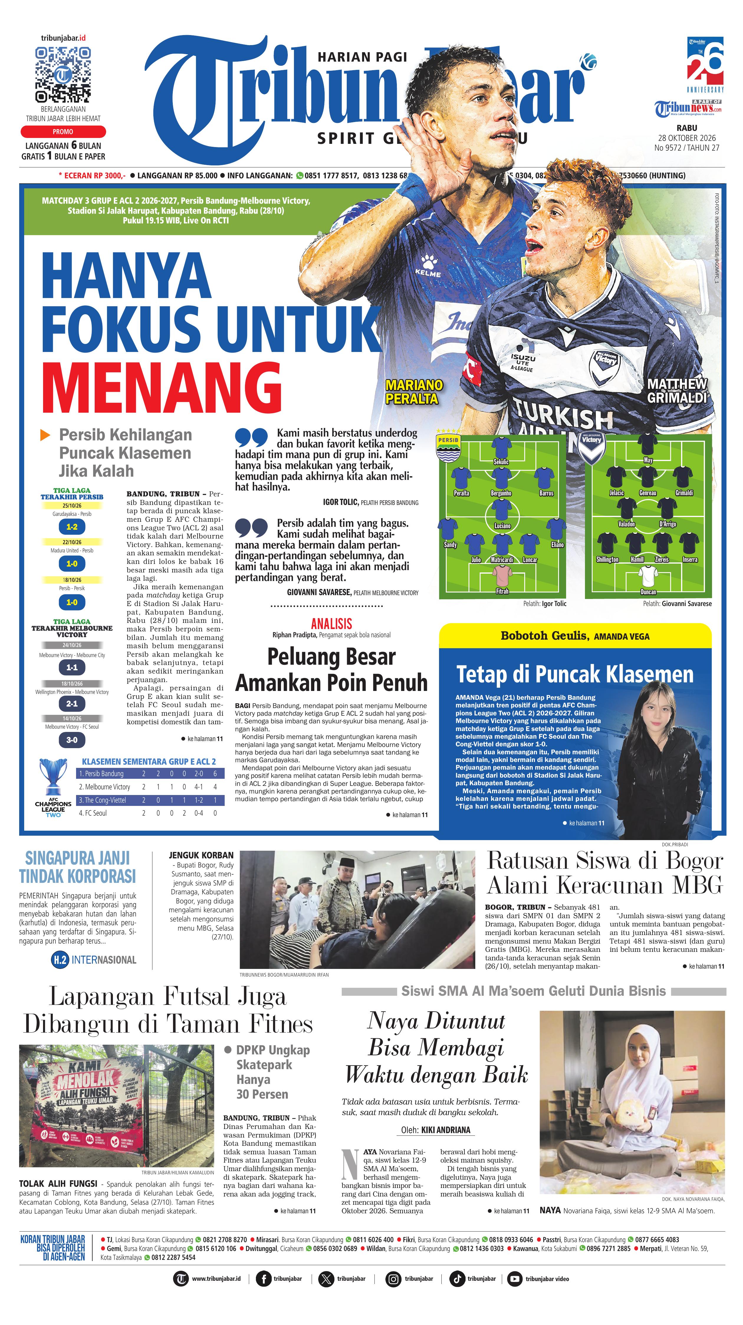 Cover TRIBUNJABAR