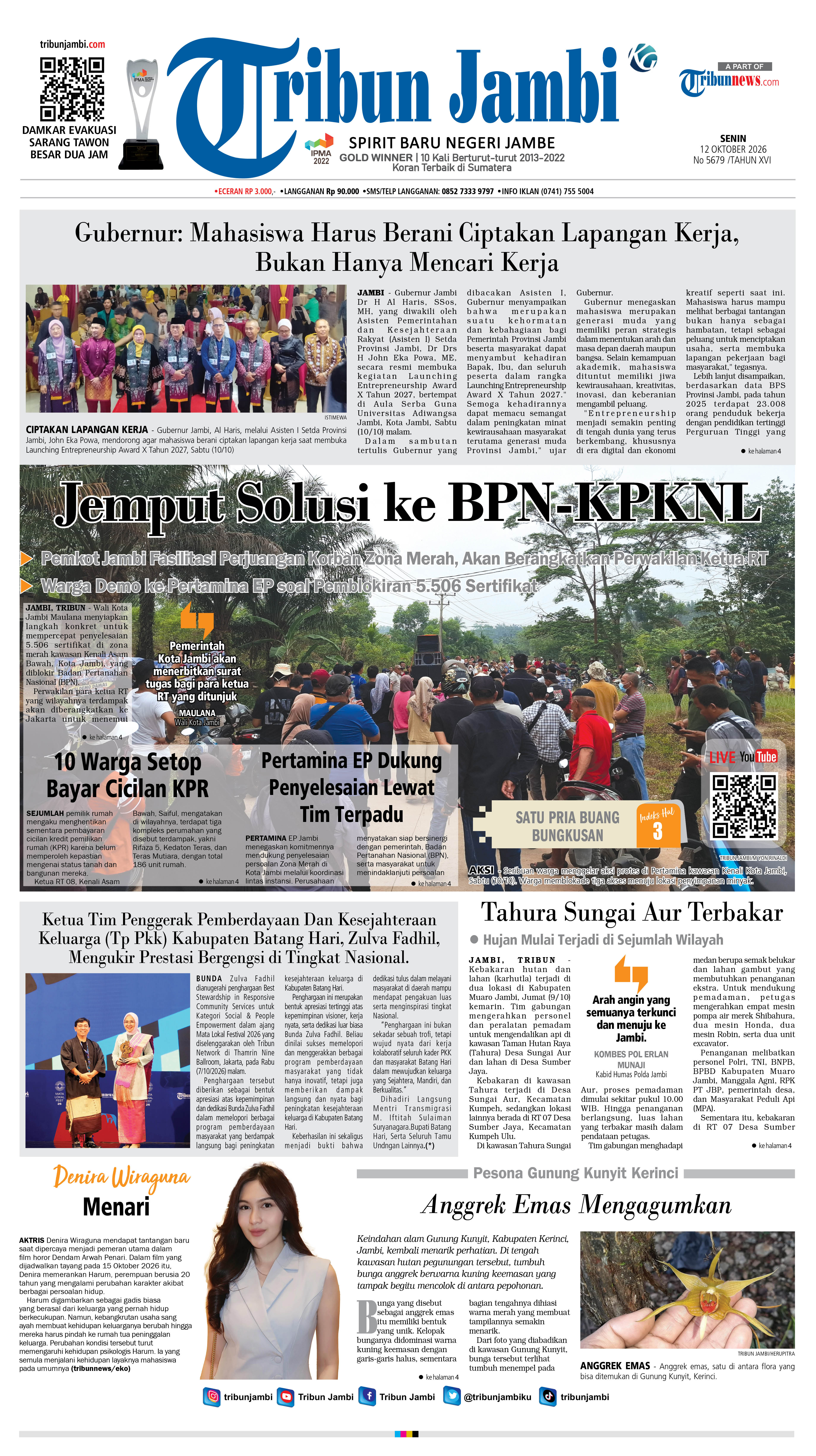 Sampul Tribun Jambi