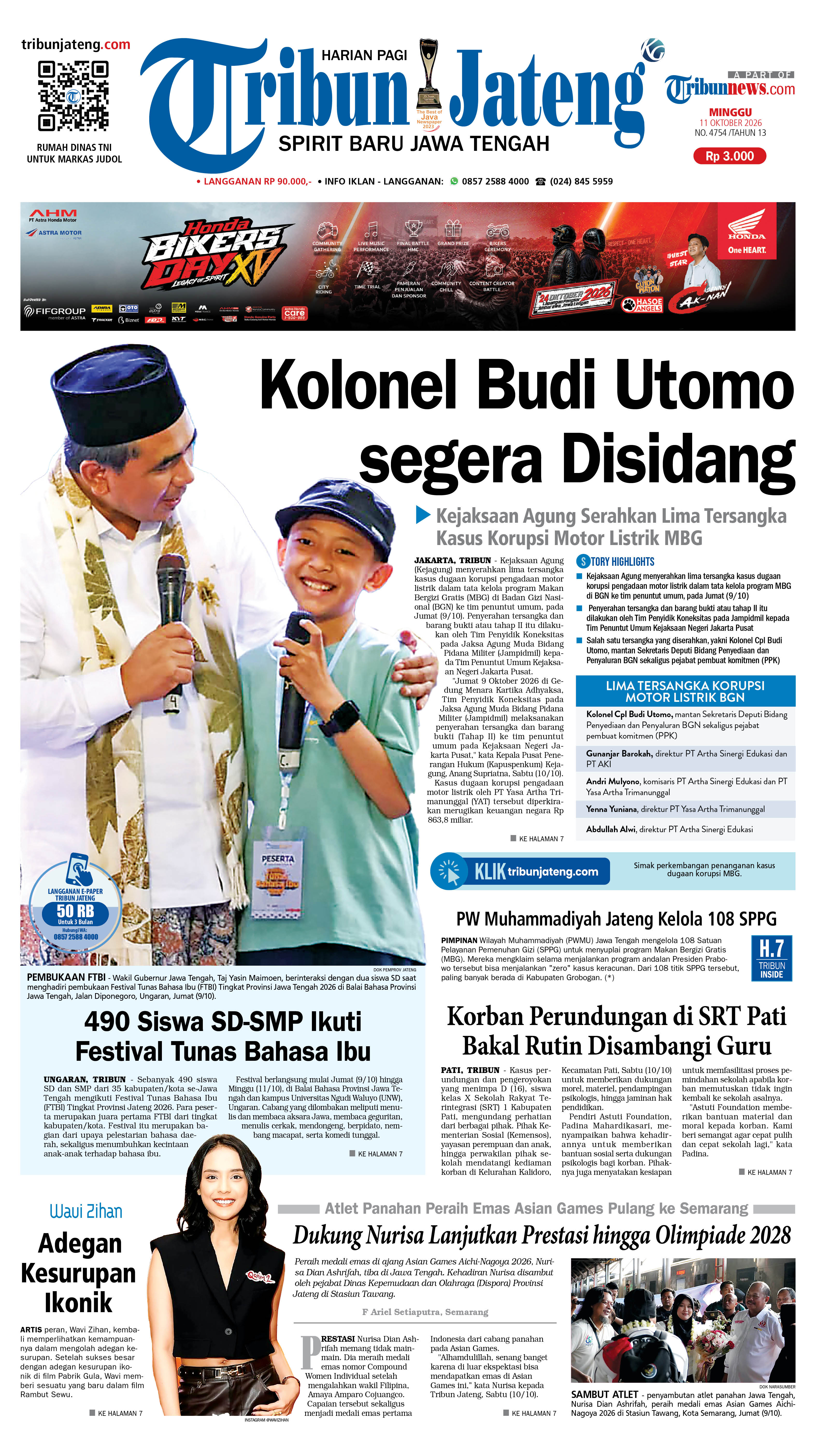 Sampul Tribun Jateng