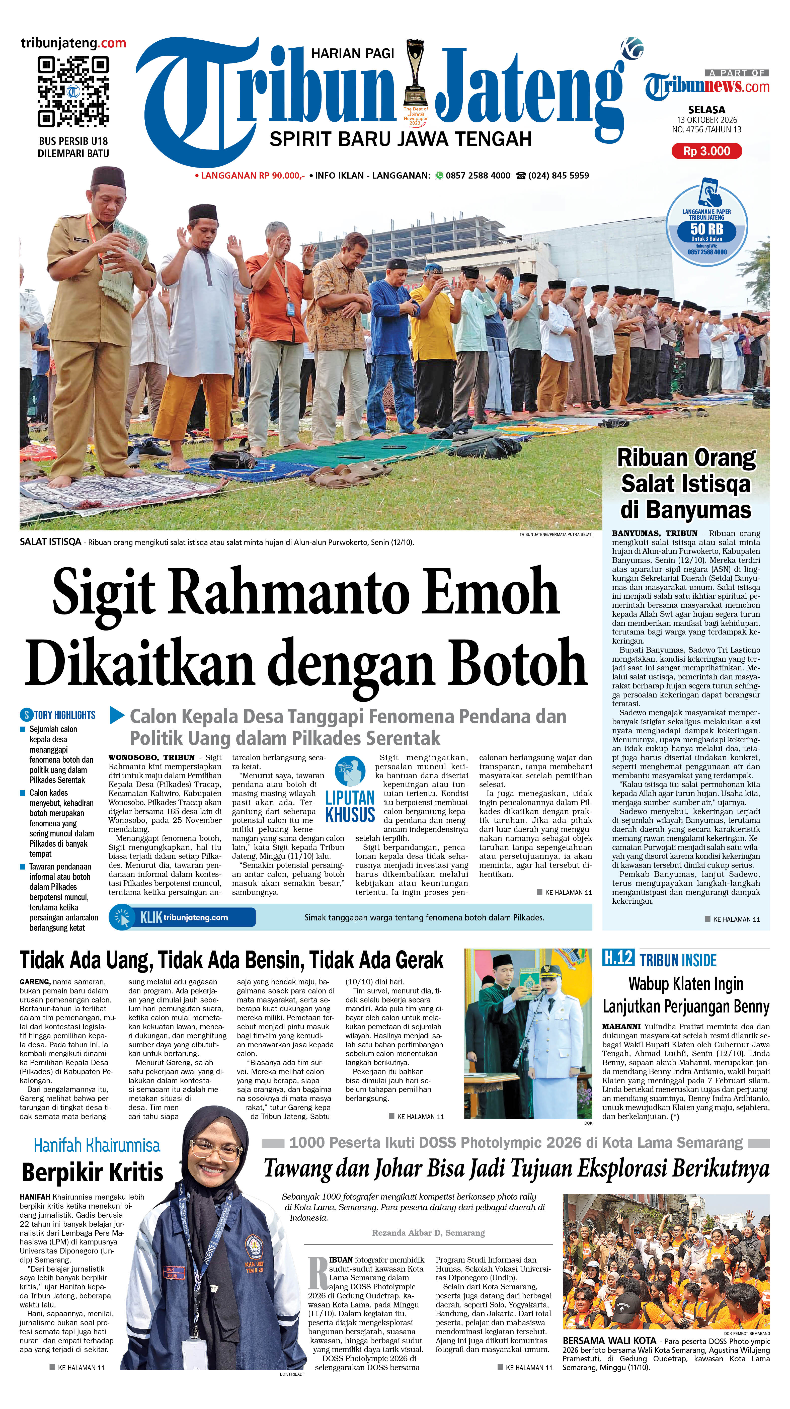 Sampul Tribun Jateng