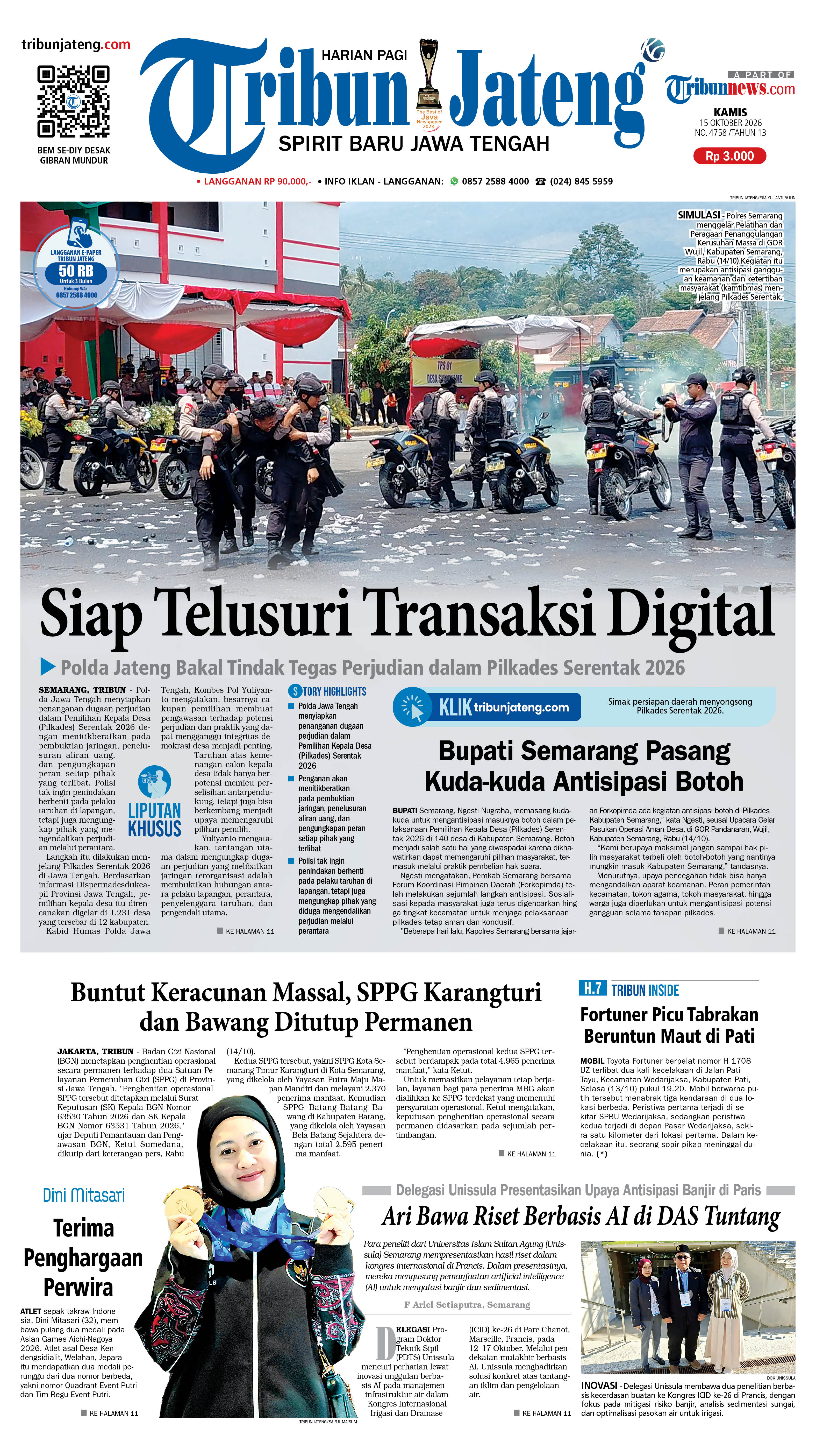 Sampul Tribun Jateng