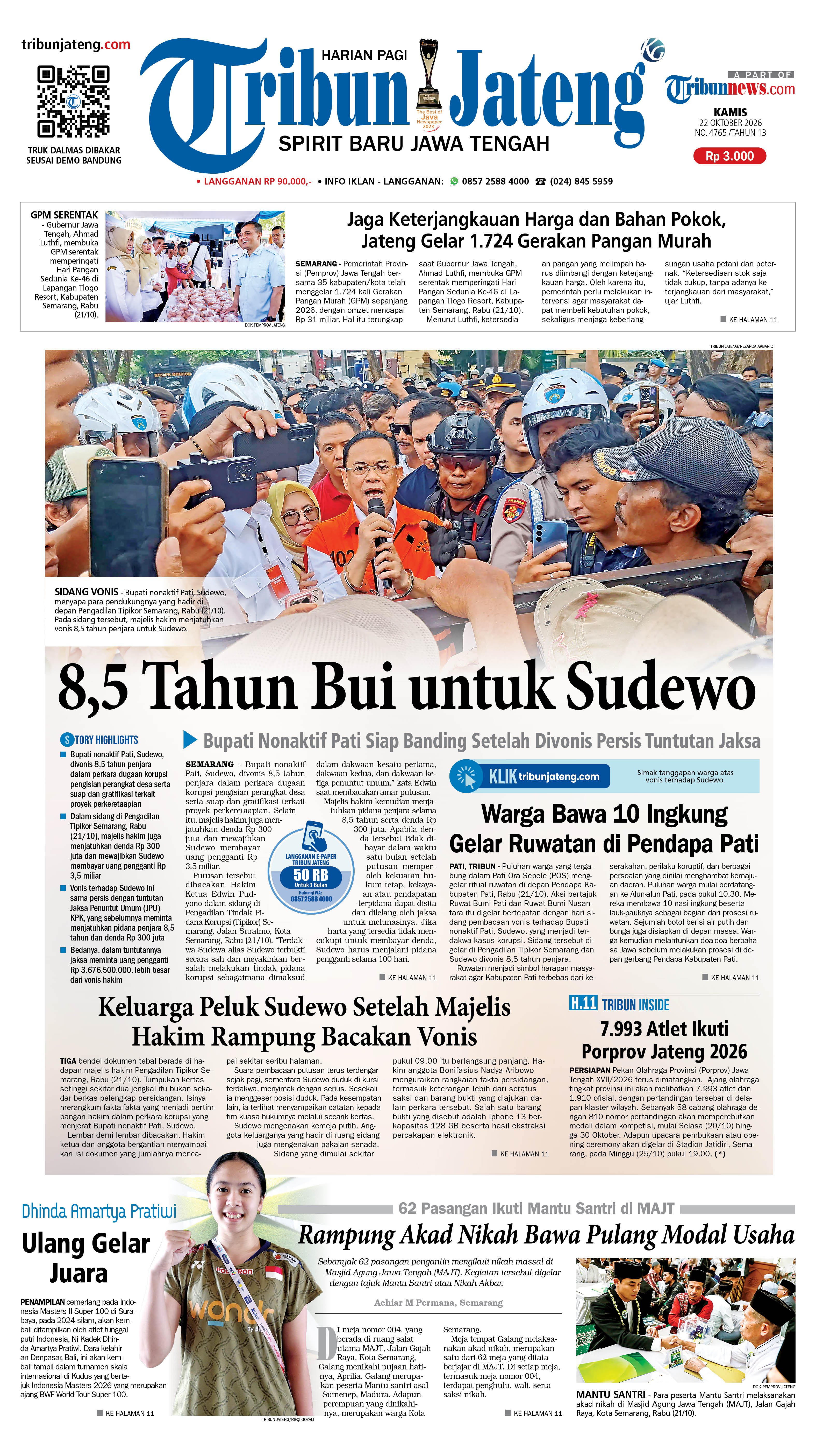 Cover TRIBUNJATENG