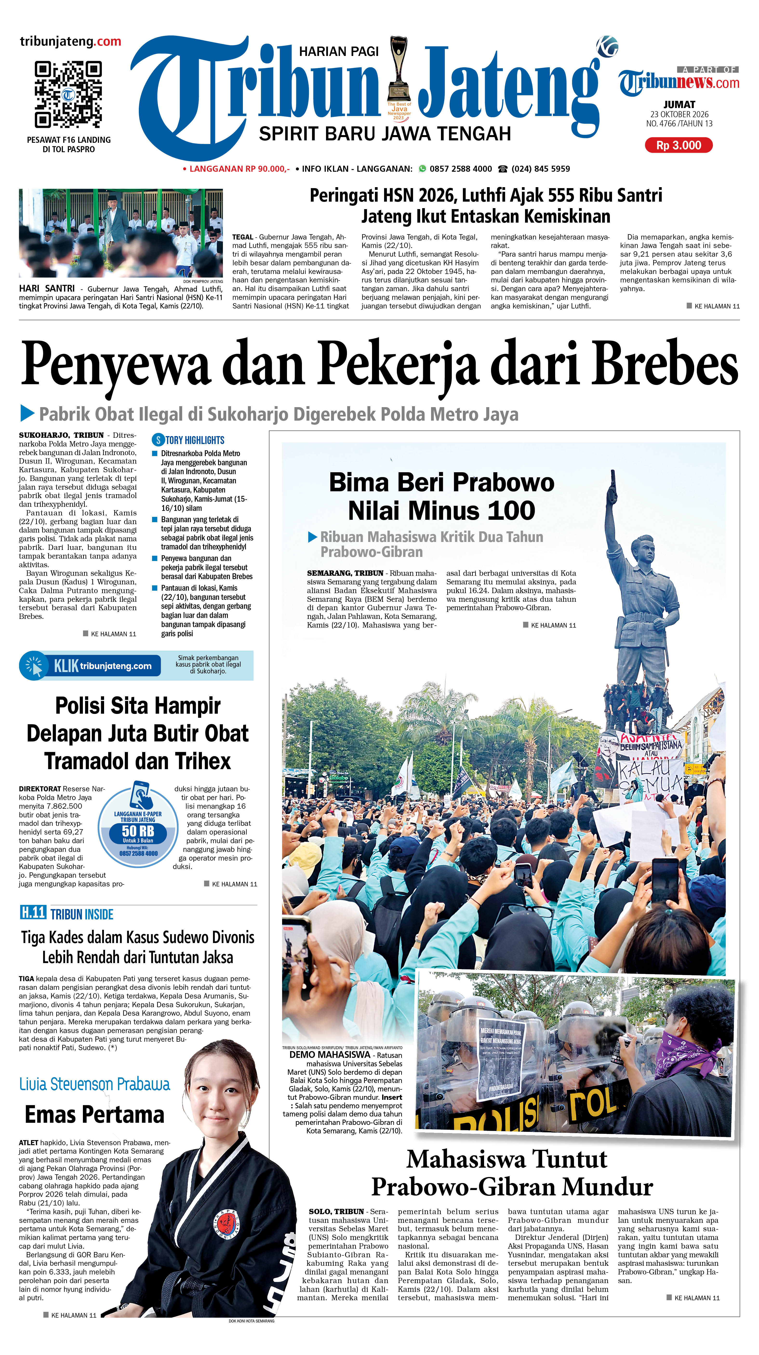 Cover TRIBUNJATENG