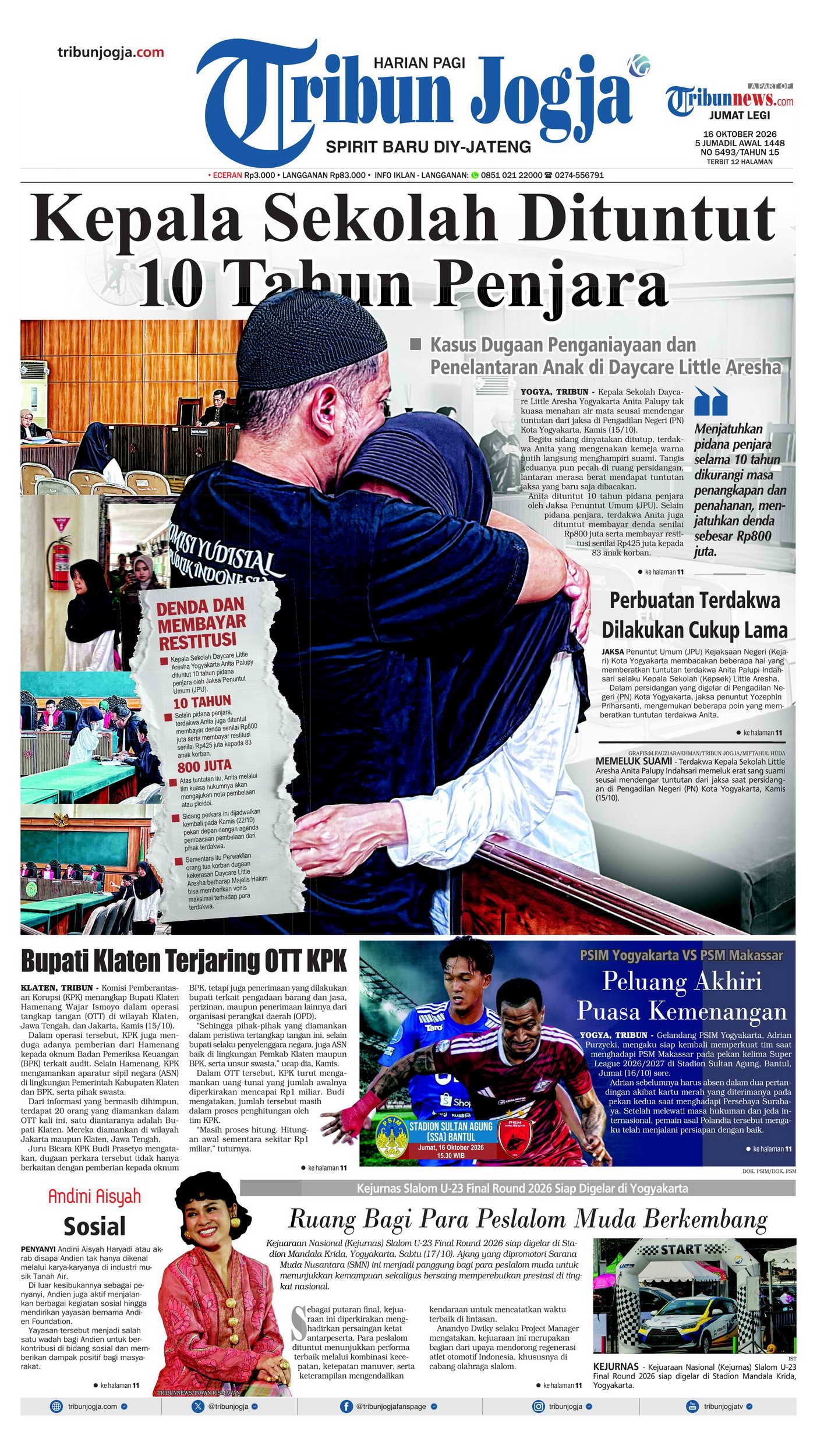 Sampul Tribun Jogja
