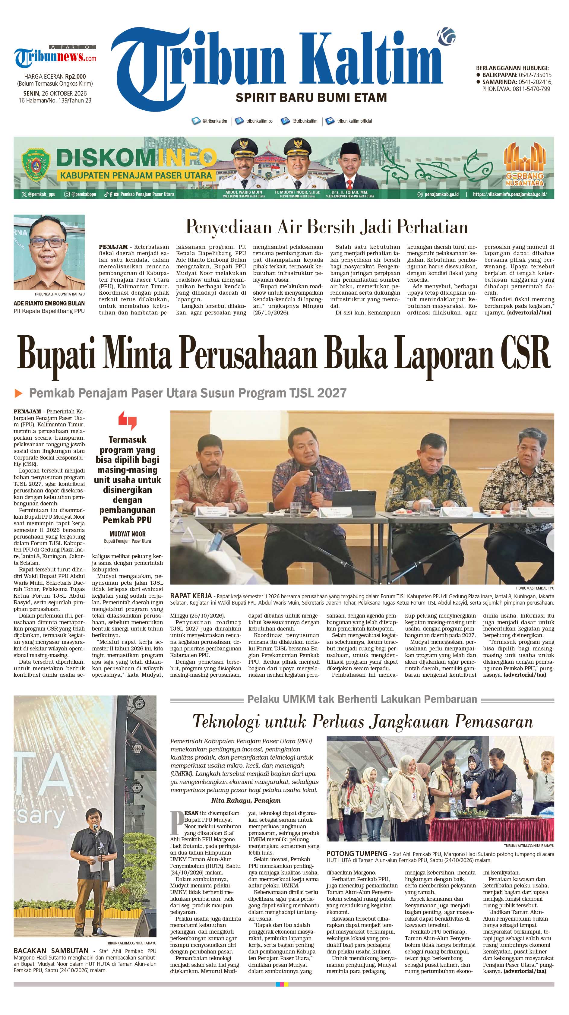 Cover TRIBUNKALTIM