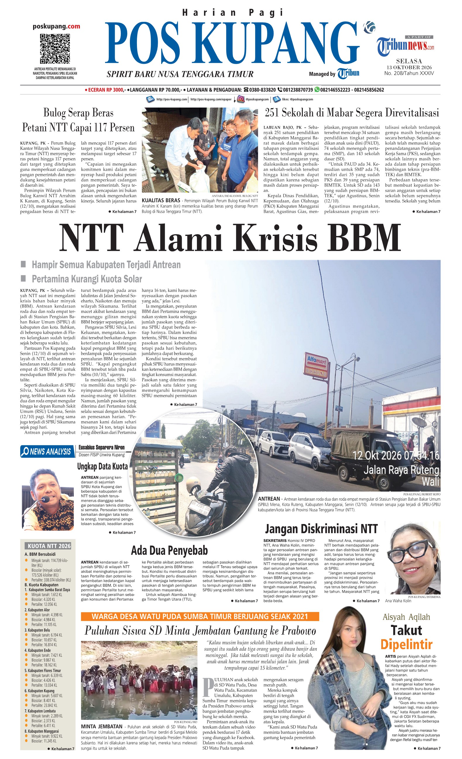 Sampul Pos Kupang