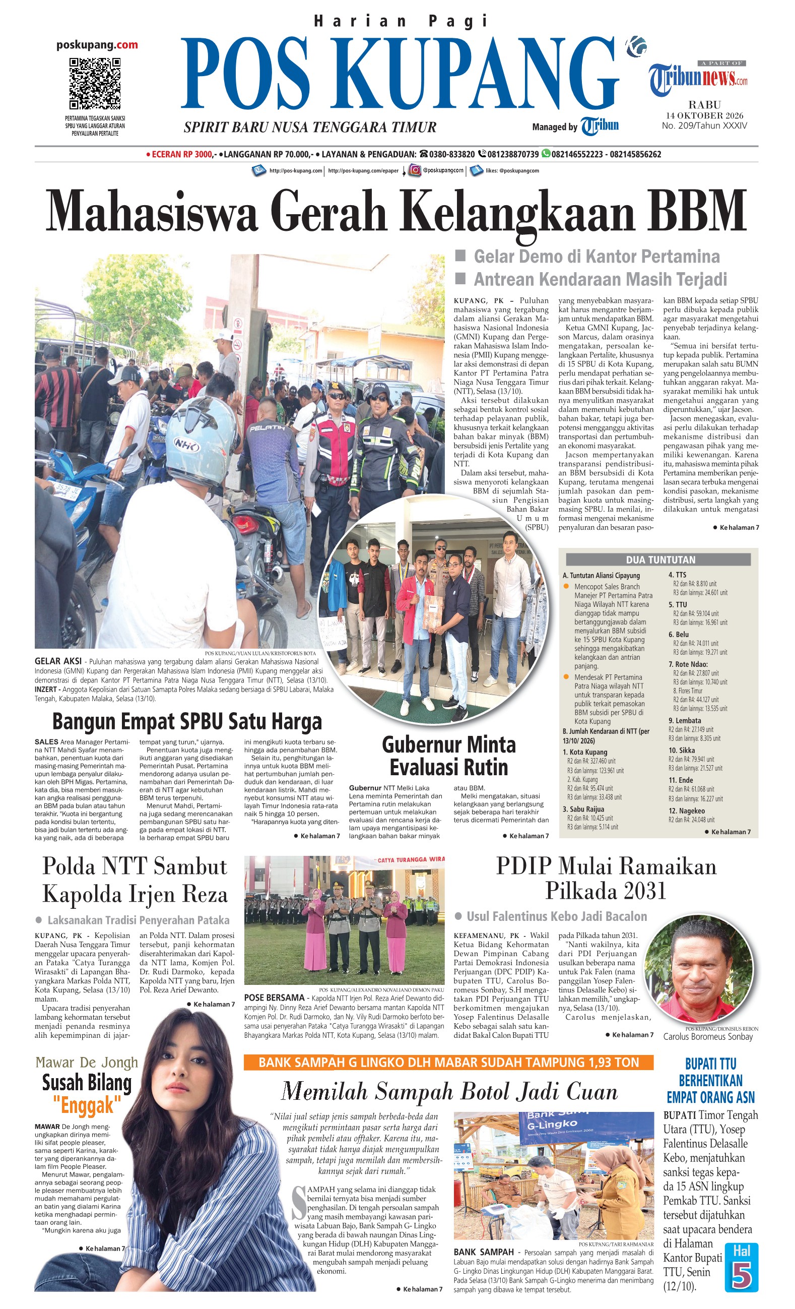Sampul Pos Kupang