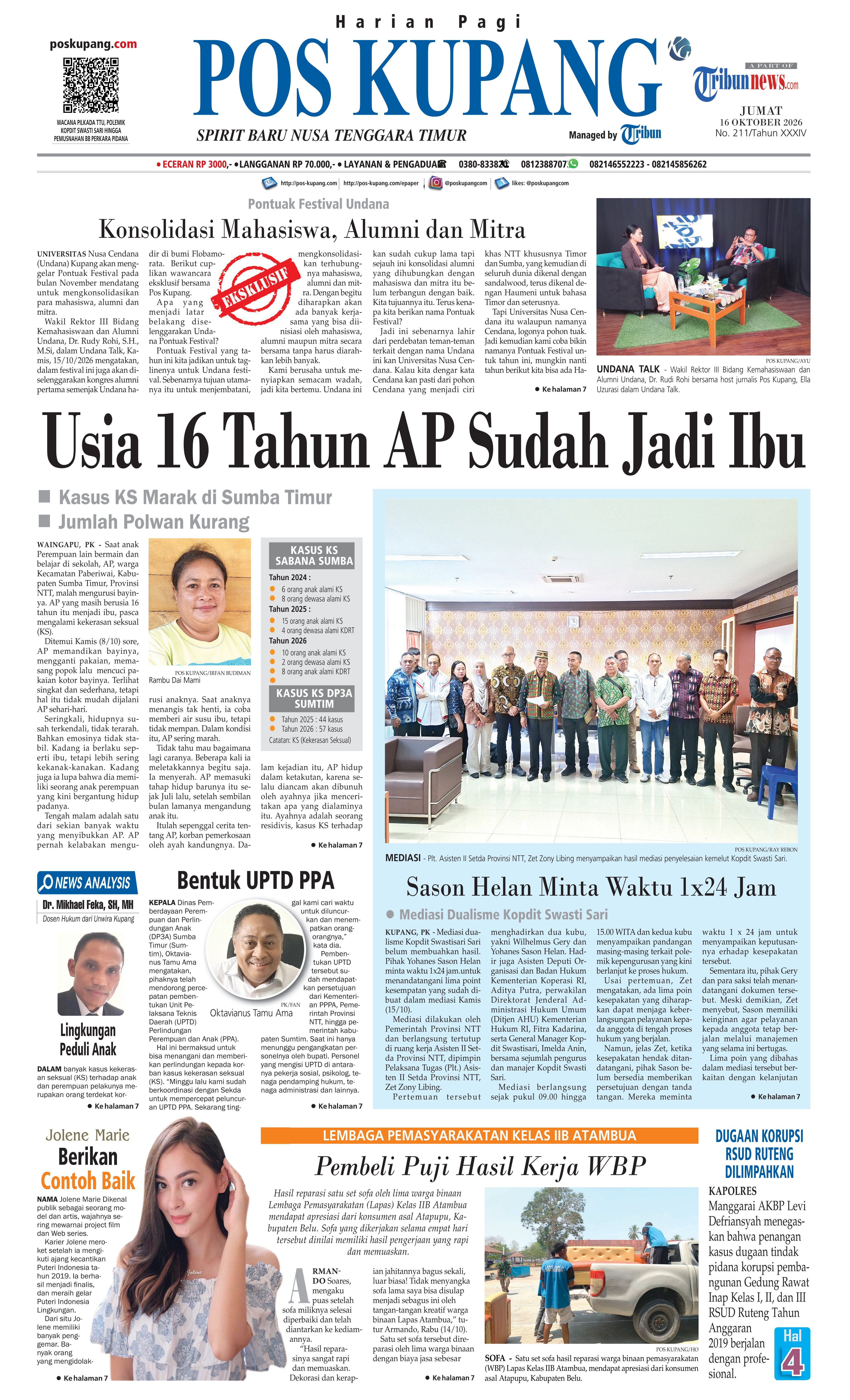 Sampul Pos Kupang