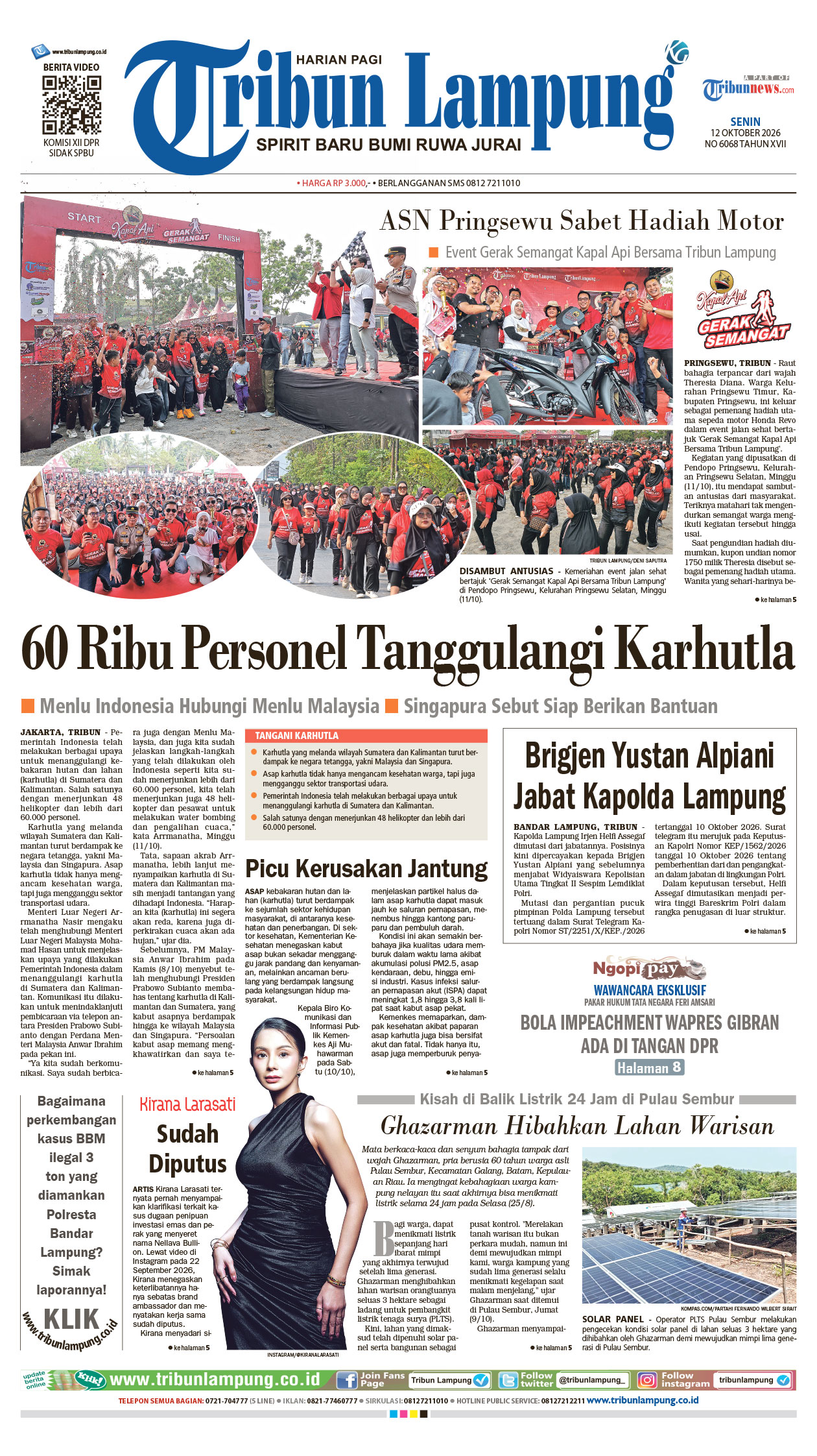 Sampul Tribun Lampung