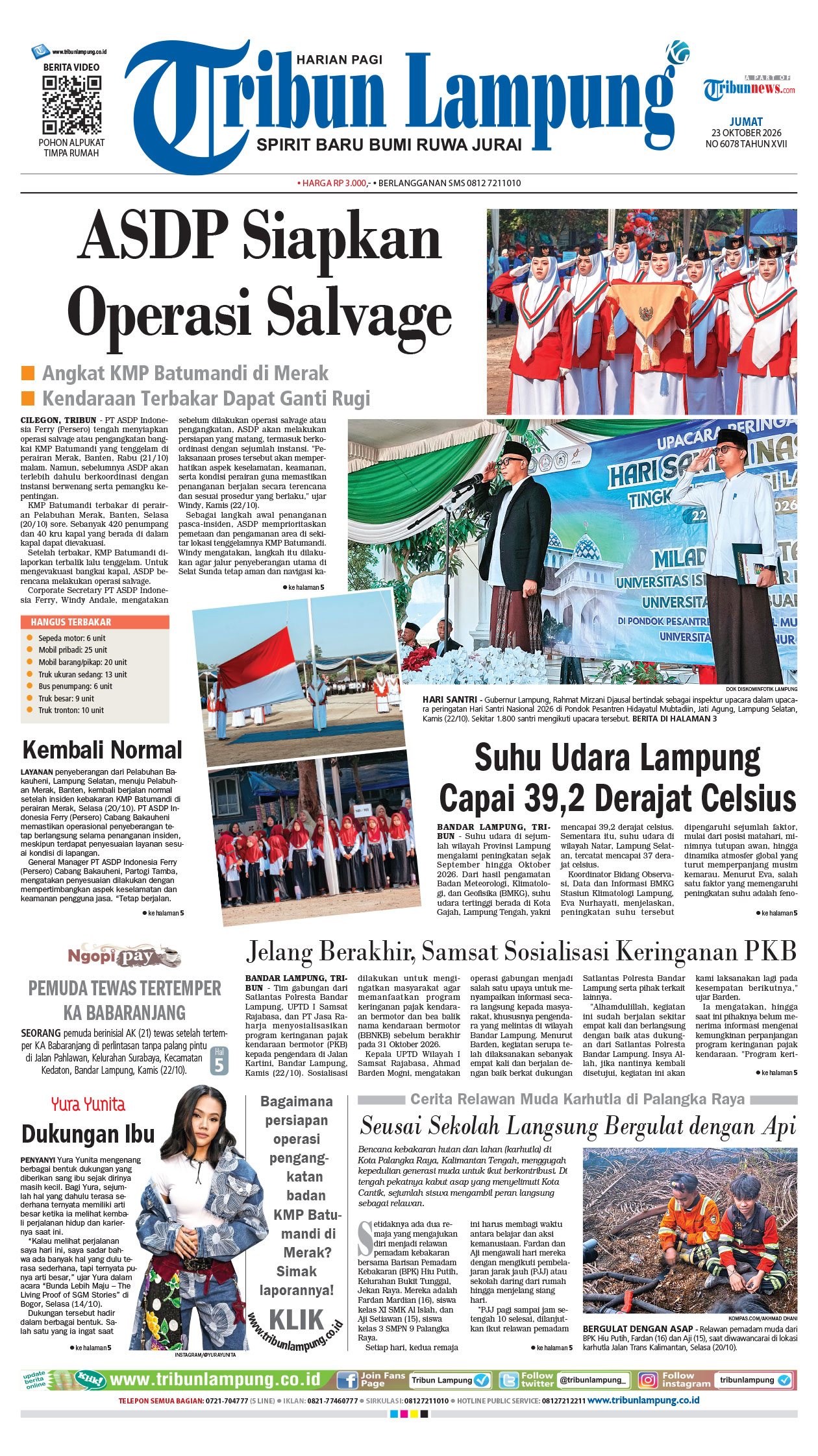 Cover TRIBUNLAMPUNG