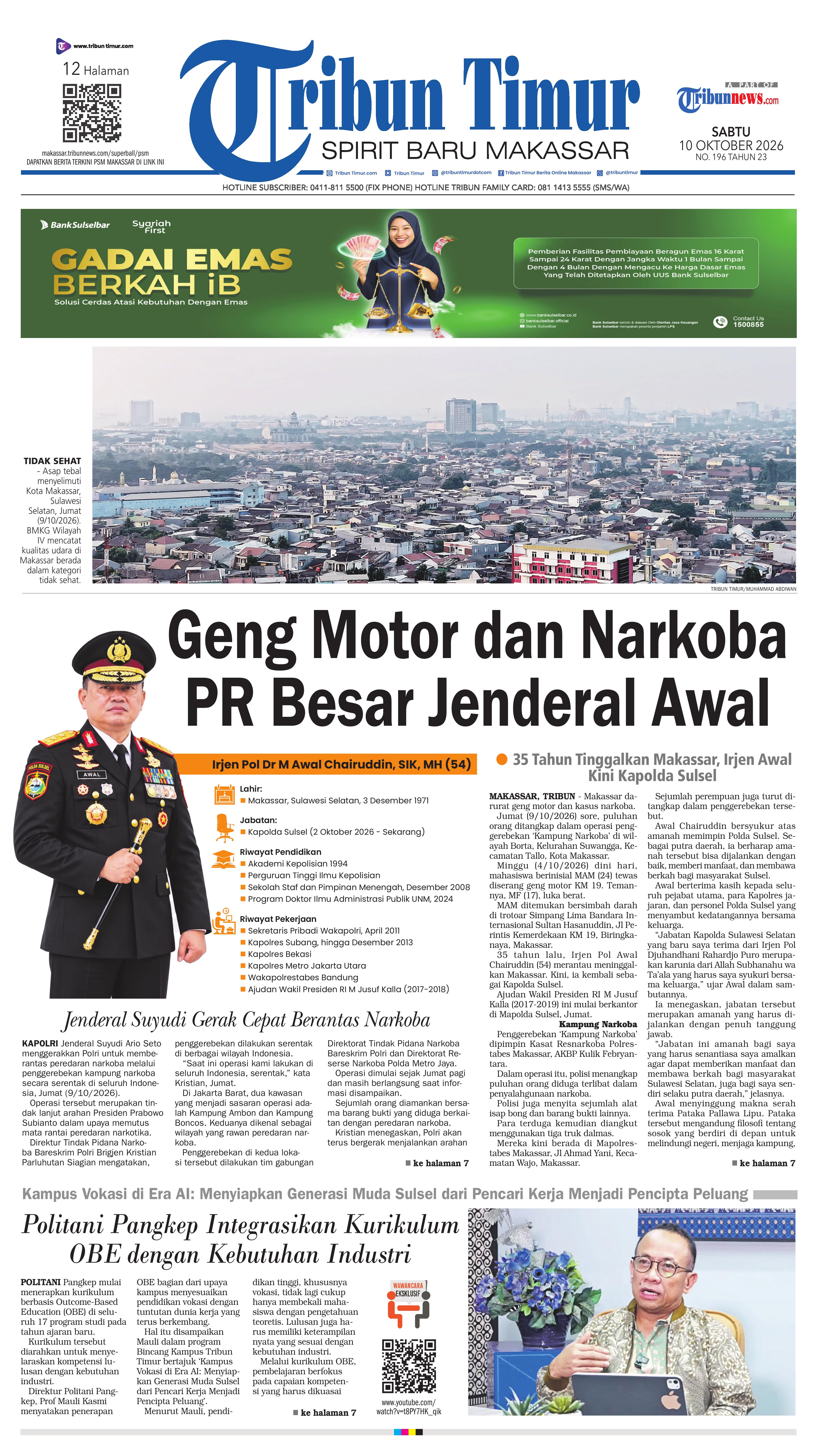 Sampul Tribun Timur