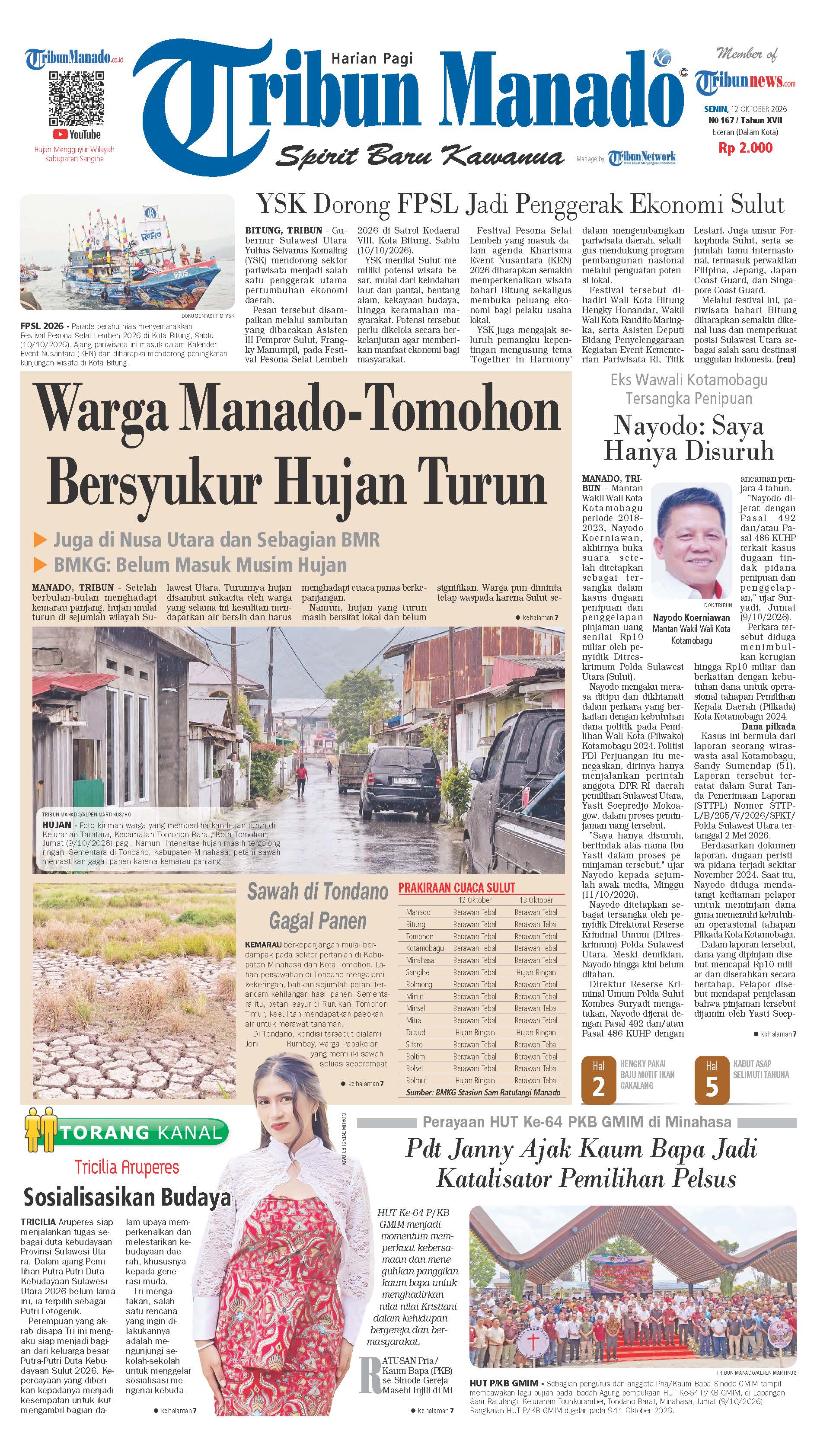 Sampul Tribun Manado