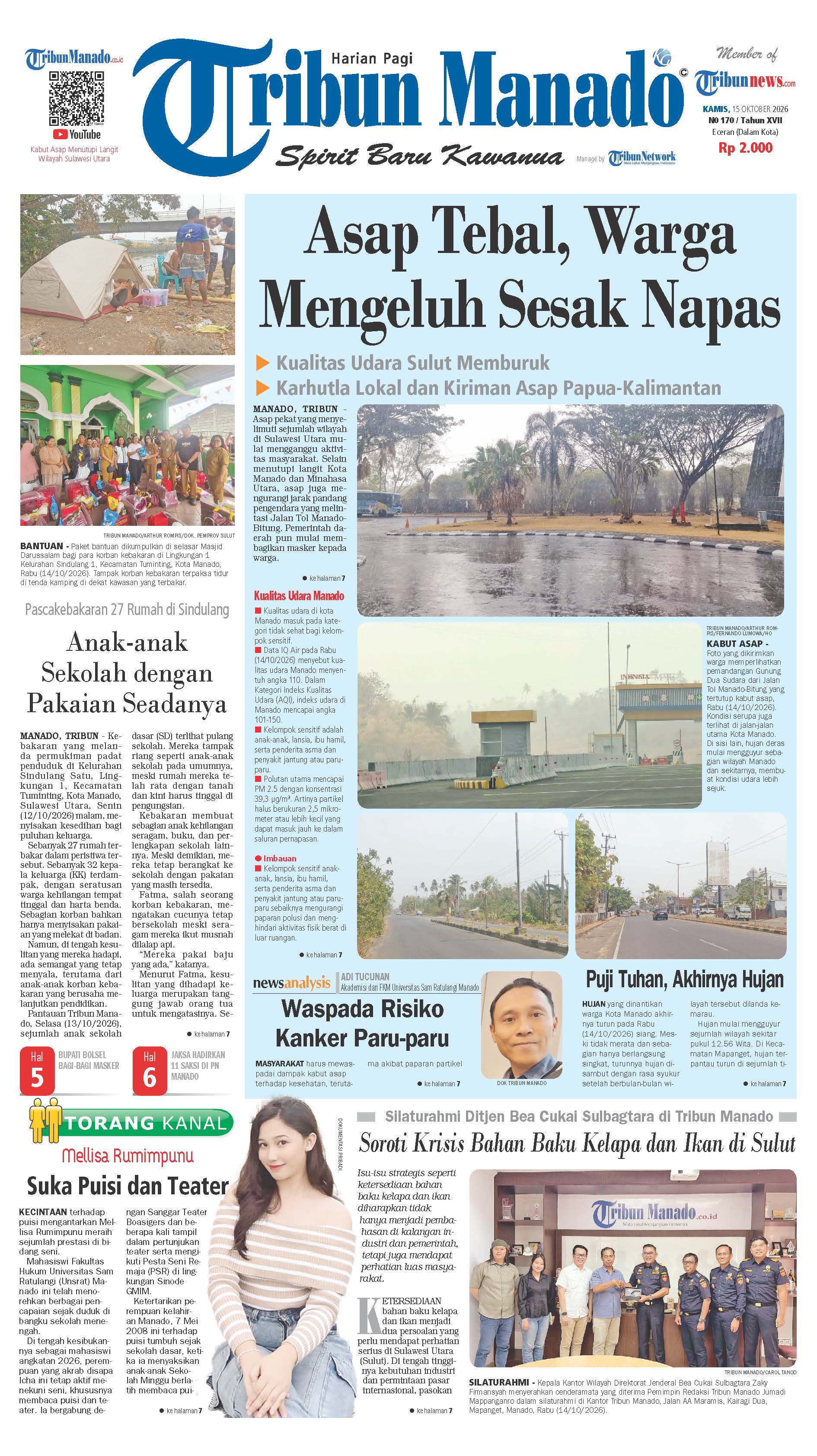 Sampul Tribun Manado