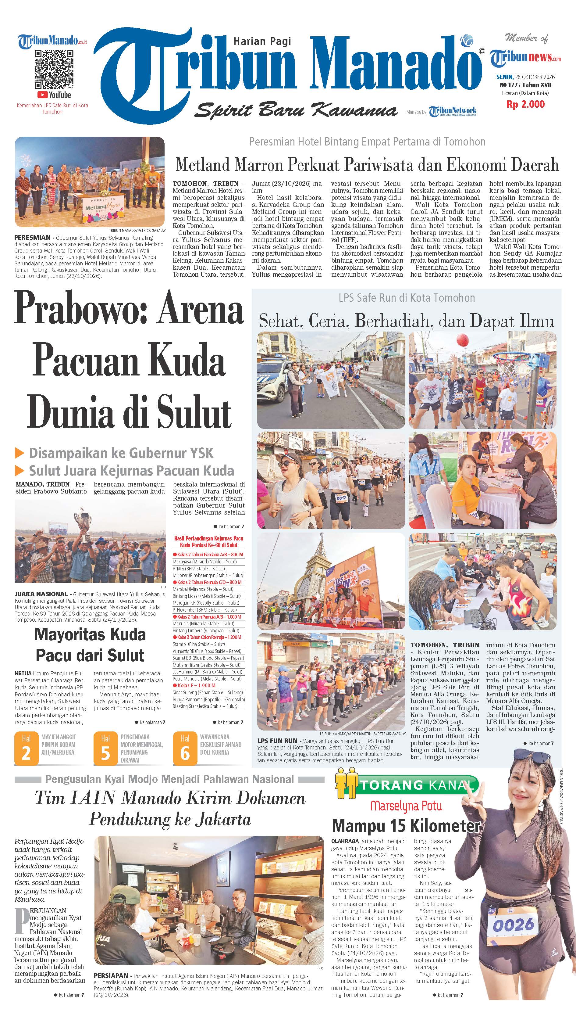 Cover TRIBUNMANADO