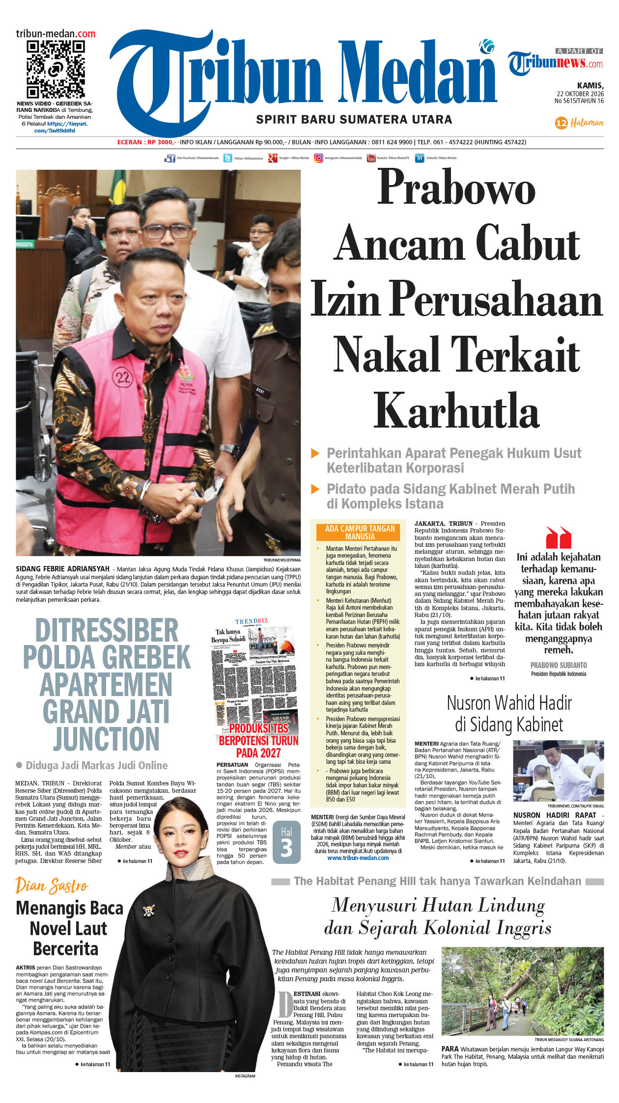 Cover TRIBUNMEDAN