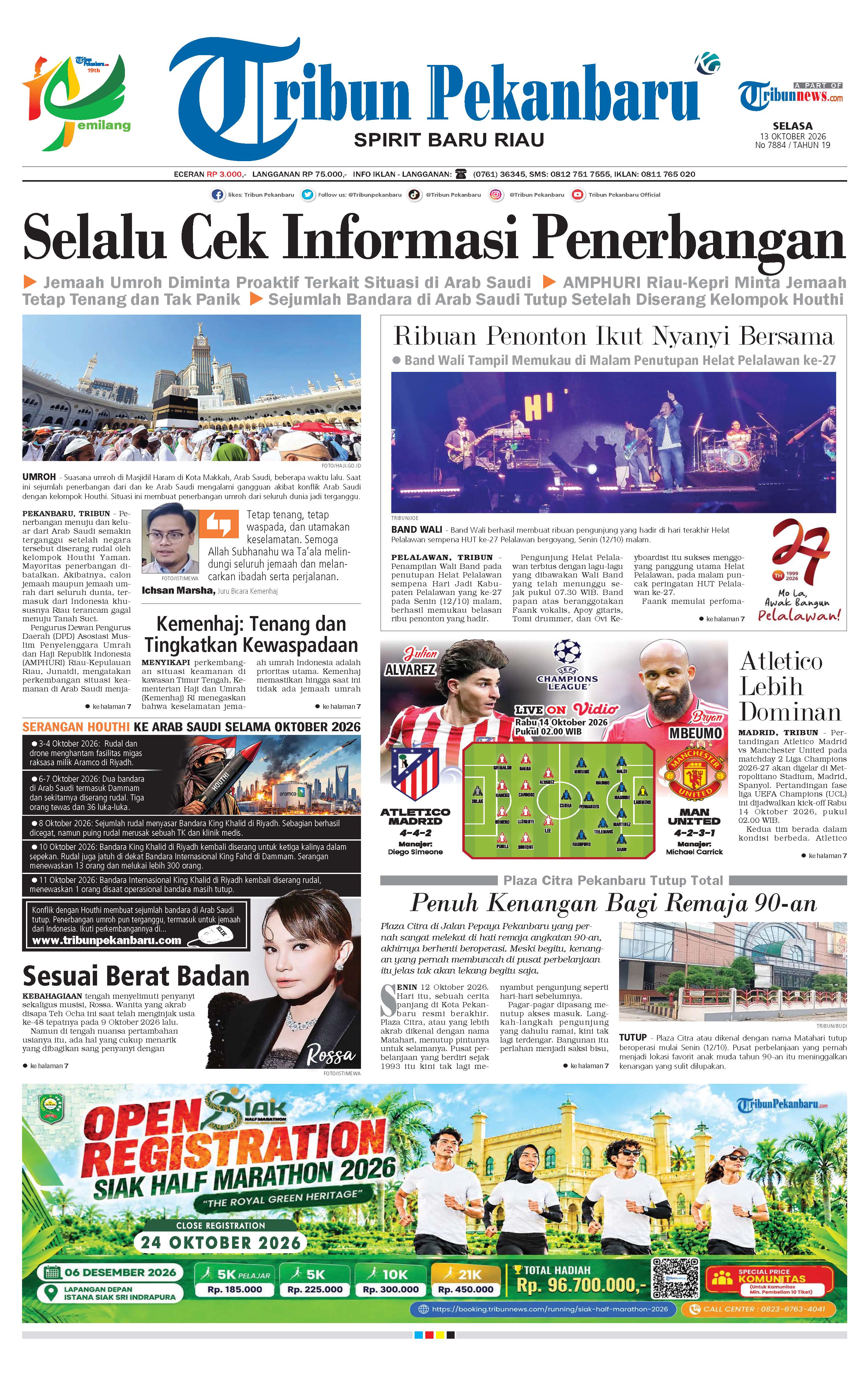 Sampul Tribun Pekanbaru
