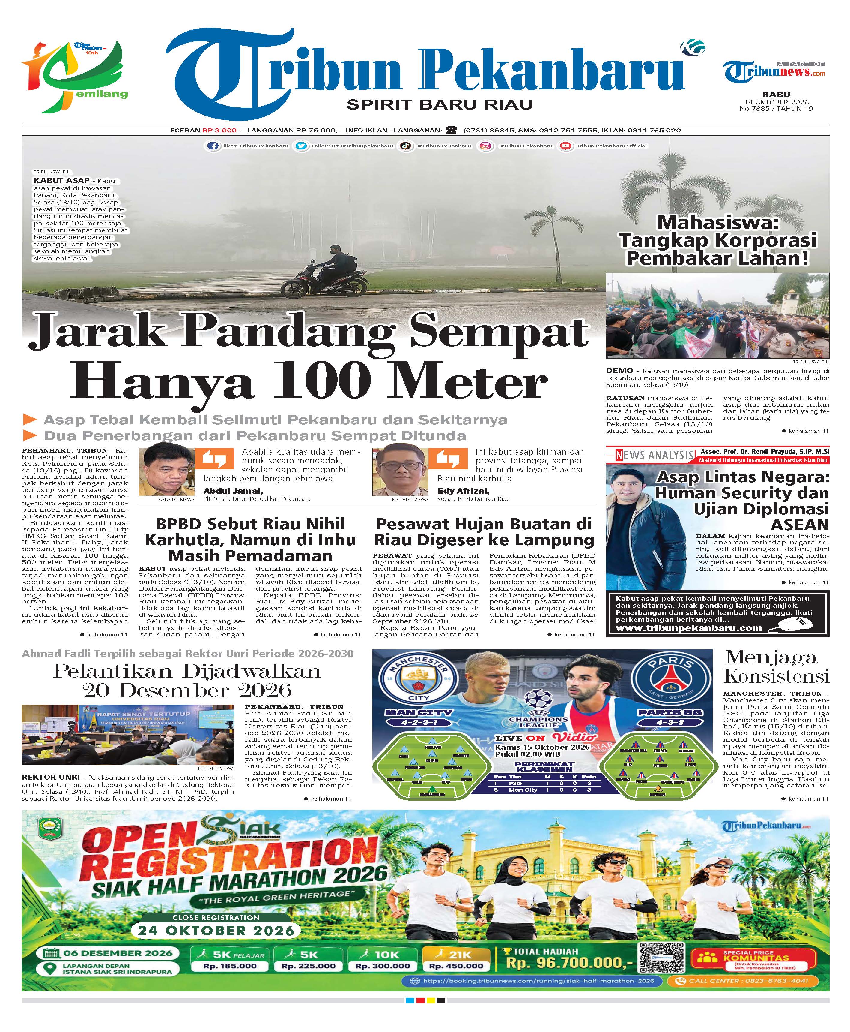 Sampul Tribun Pekanbaru