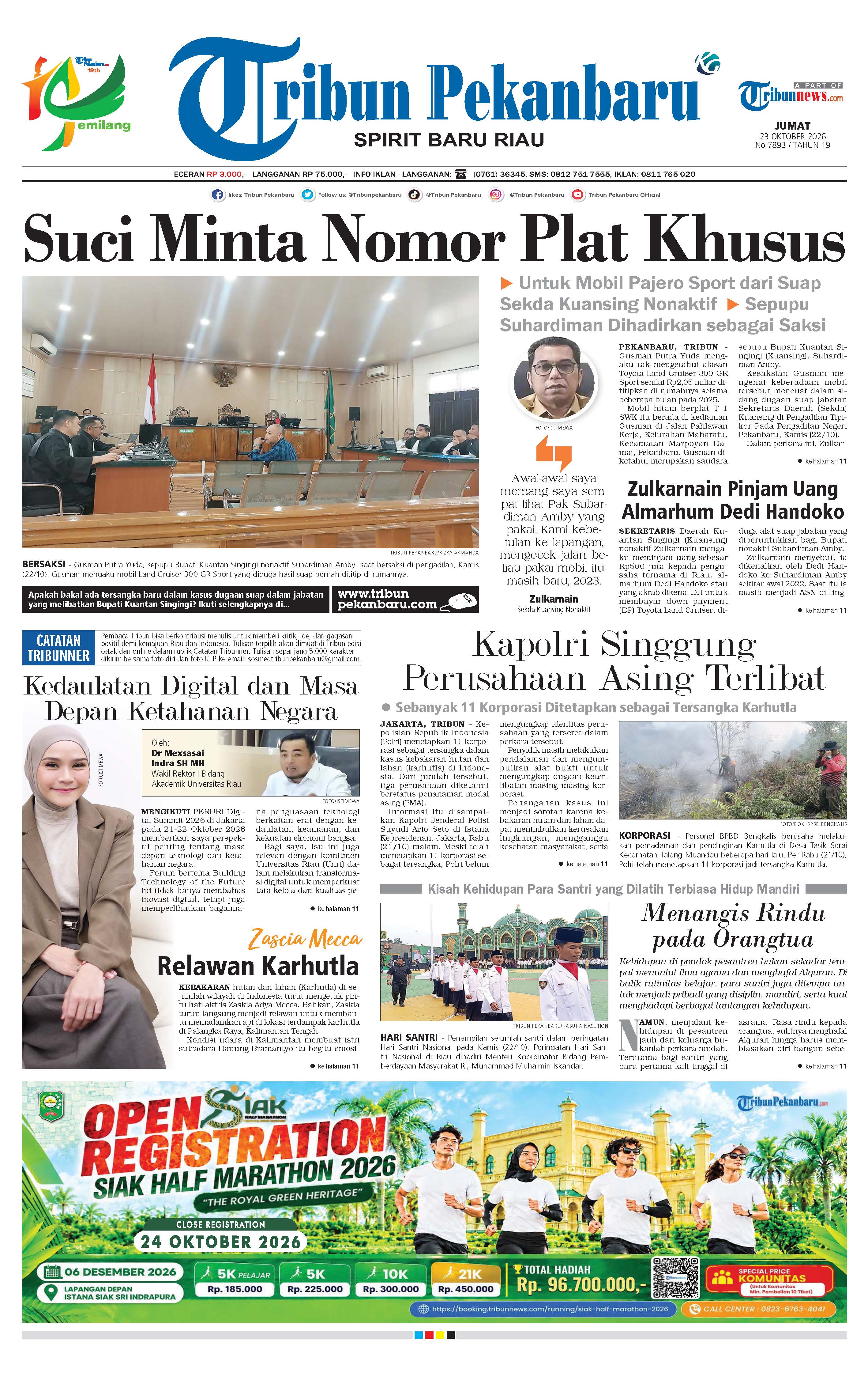Cover TRIBUNPEKANBARU