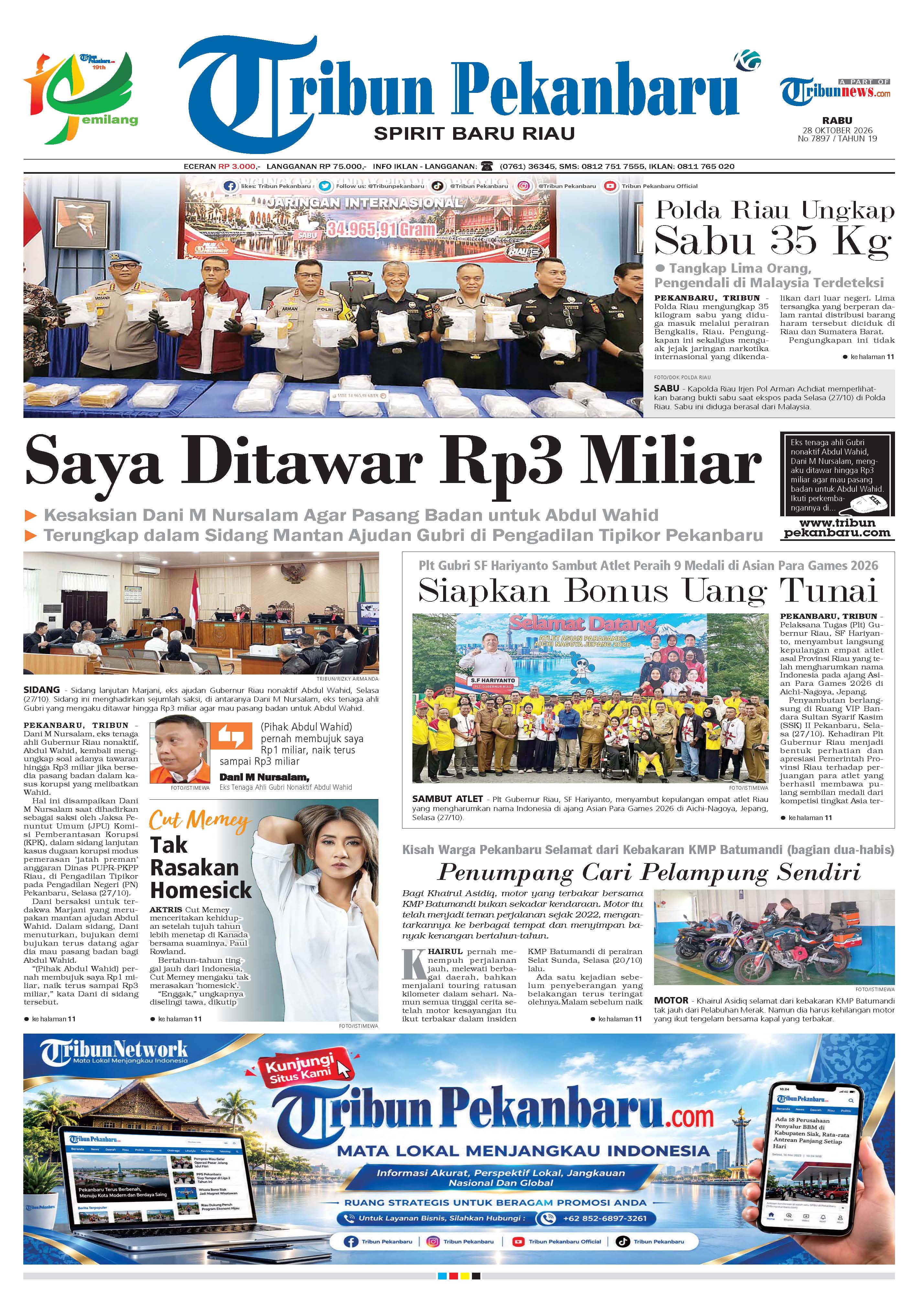 Cover TRIBUNPEKANBARU