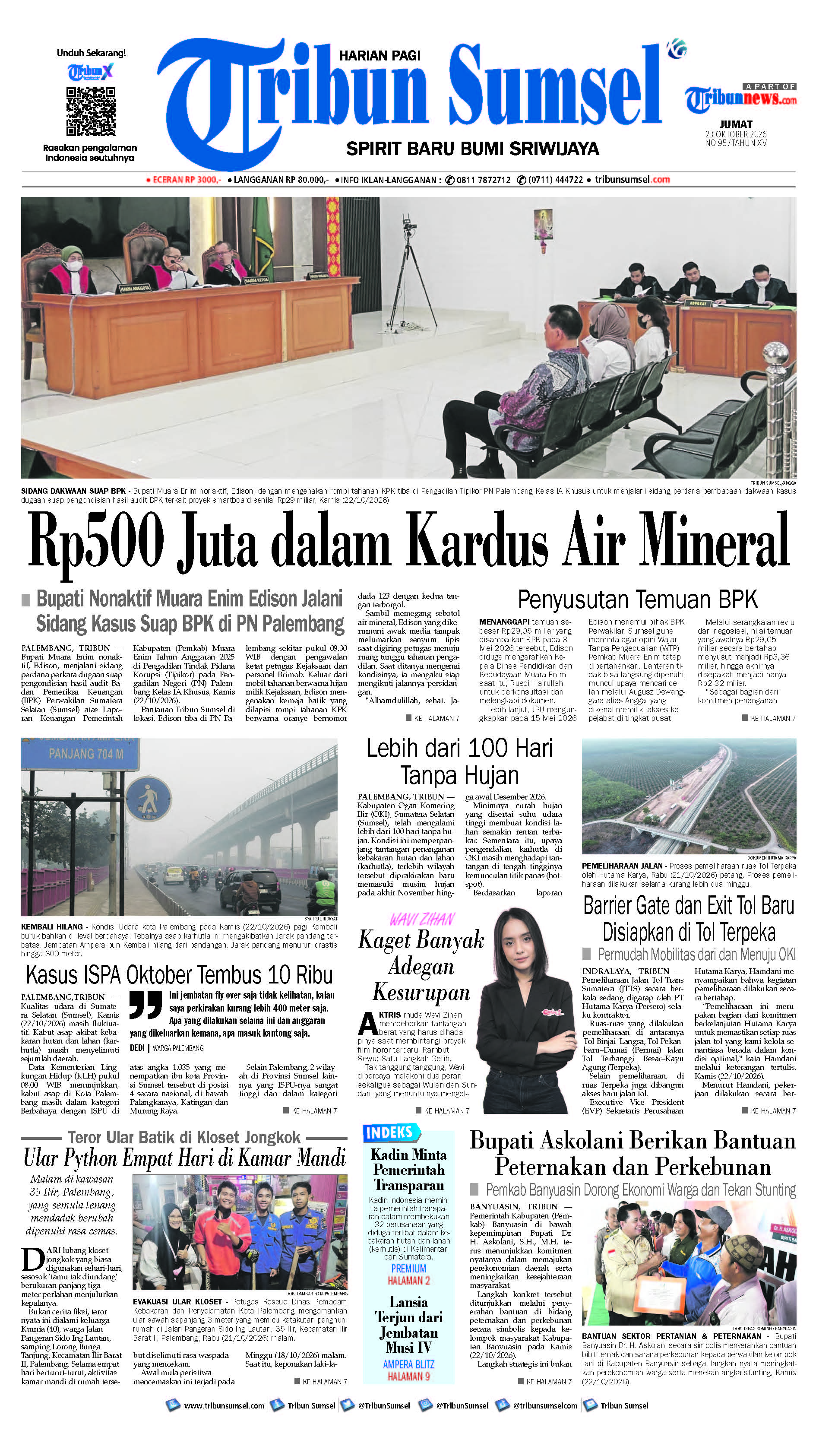 Cover TRIBUNSUMSEL