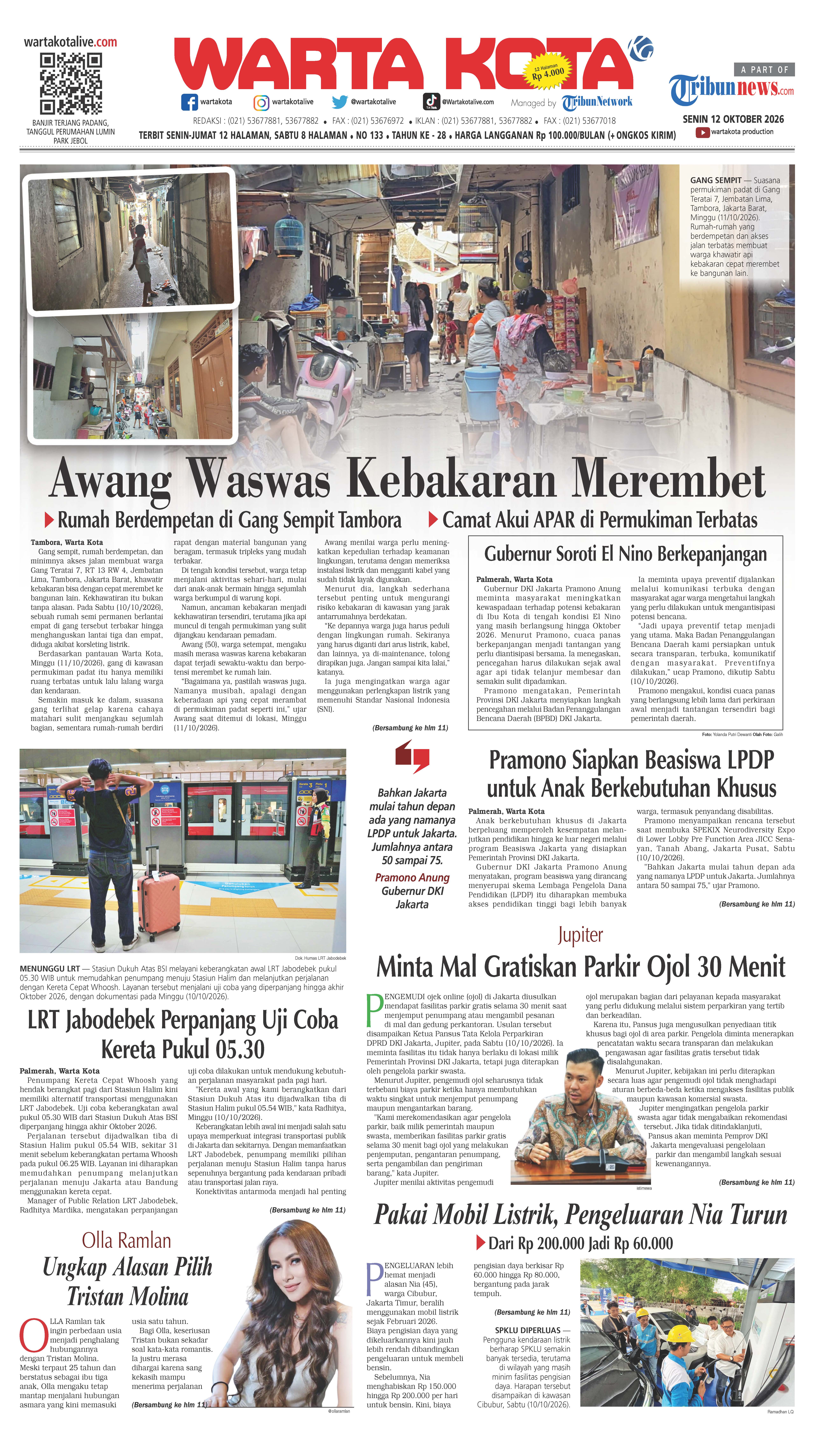 Sampul Warta Kota